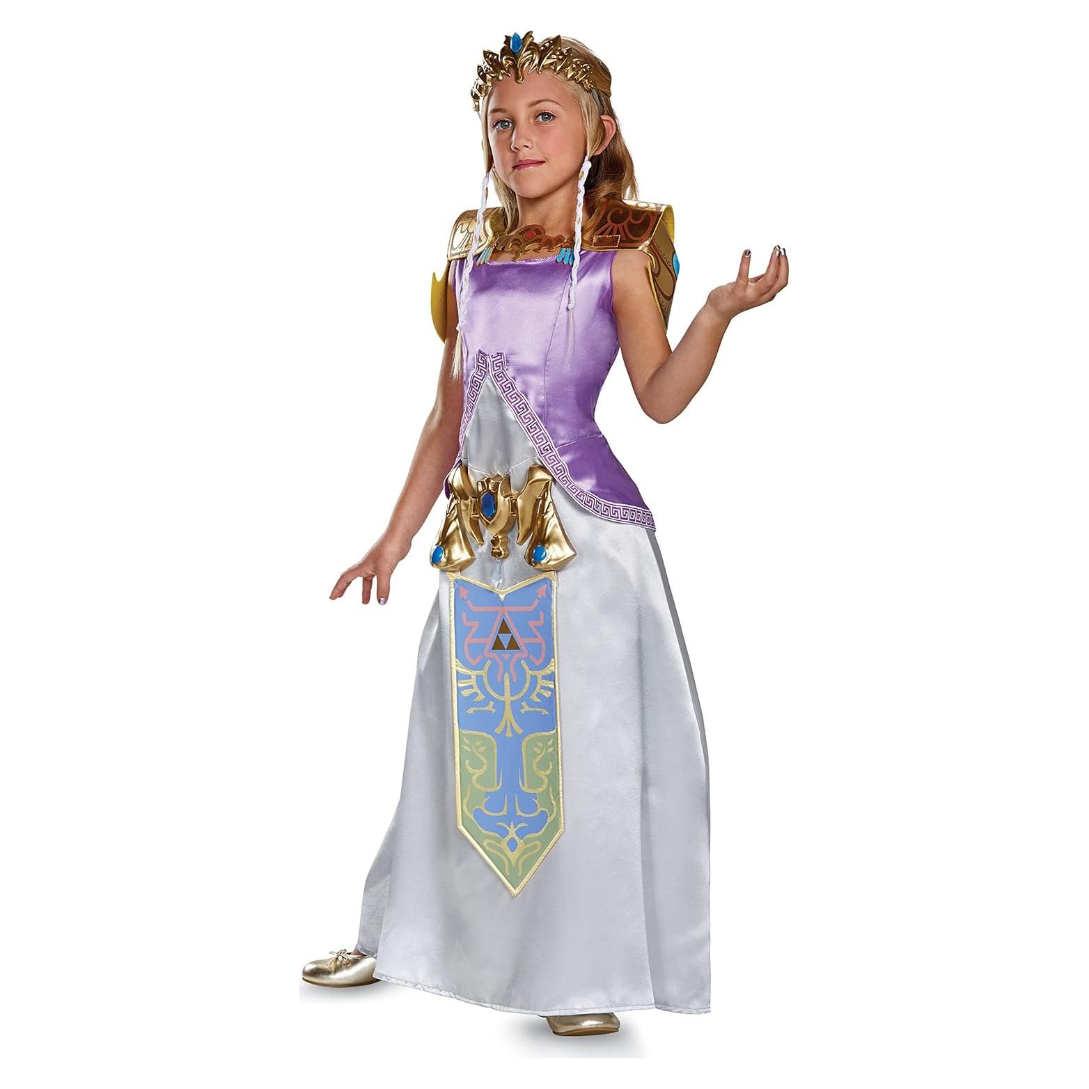 Disfraz Zelda Deluxe Niña Mediano 7-8 años Nintendo