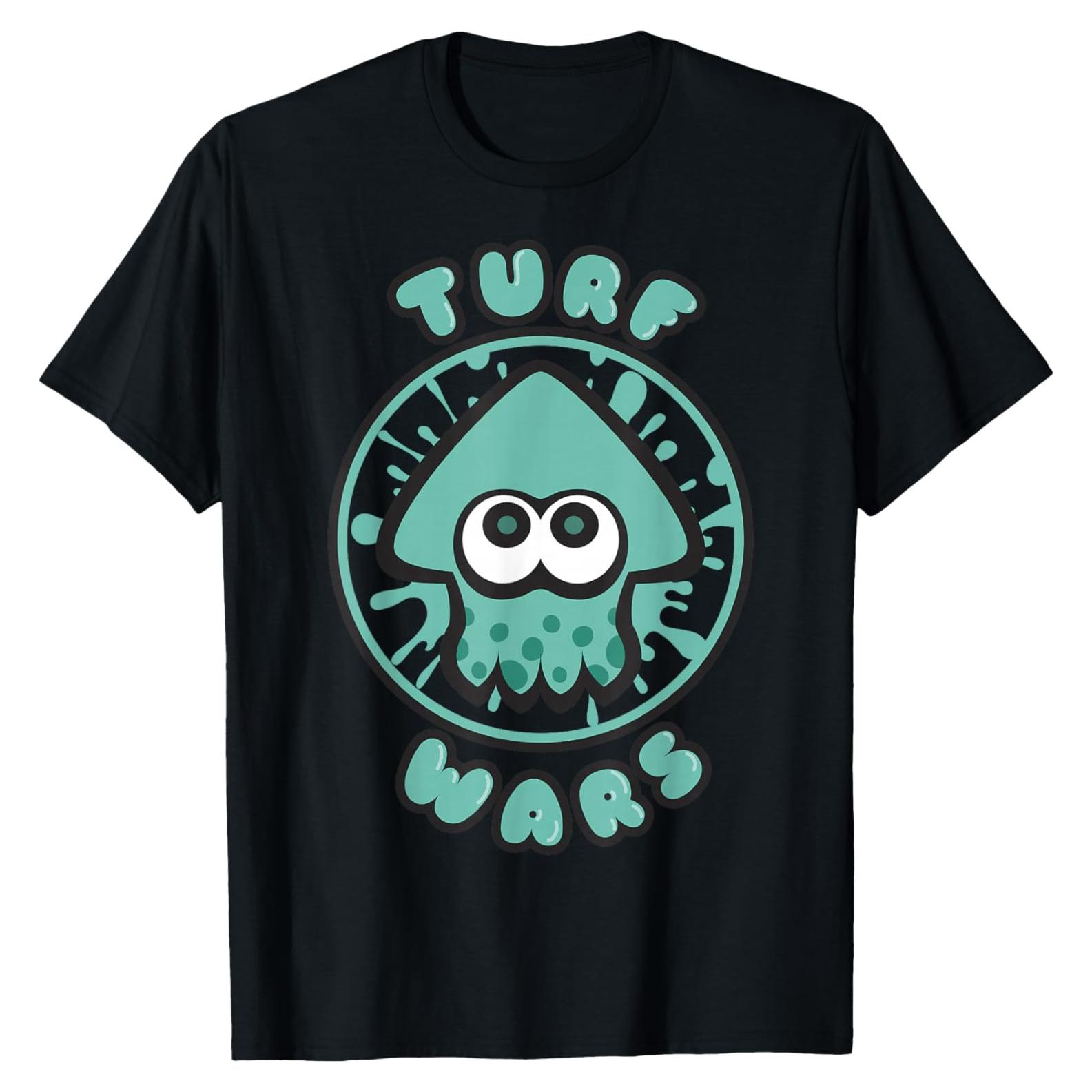Camiseta Gráfica Turquesa Nintendo Splatoon - Licencia Oficial