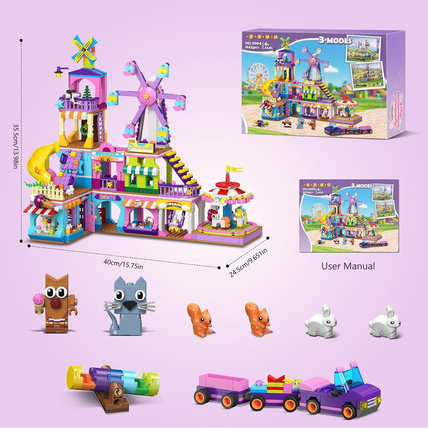 HOGOKIDS Conjunto de Construcción Parque 3 Modos 1.70 kg