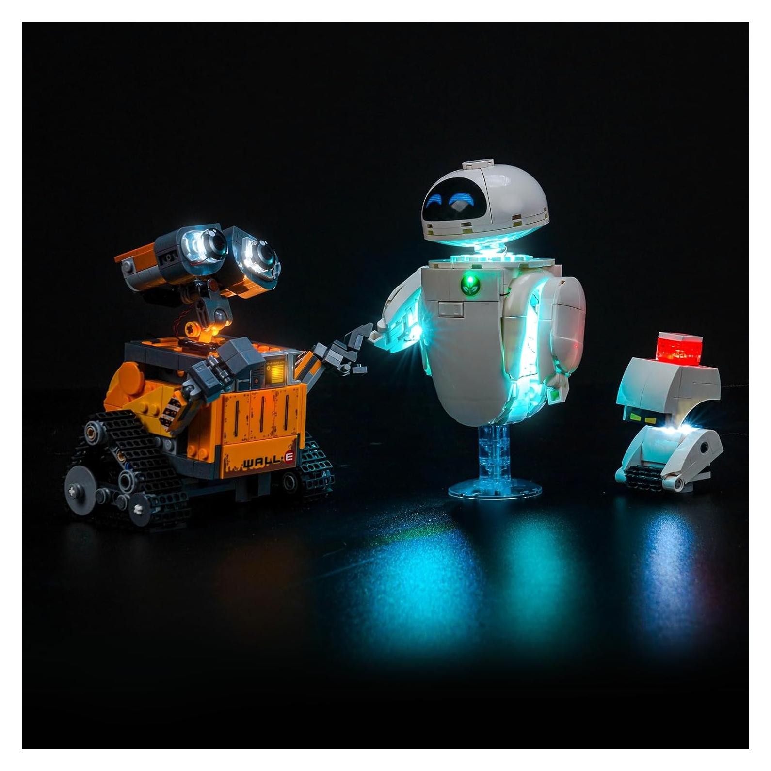 Kit de Luz LED Compatible con Lego 43279 Wall-E y EVE
