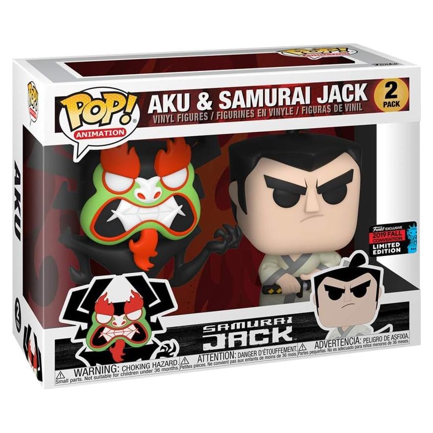 Funko POP! Aku y Samurai Jack - Exclusivo Convención Otoño