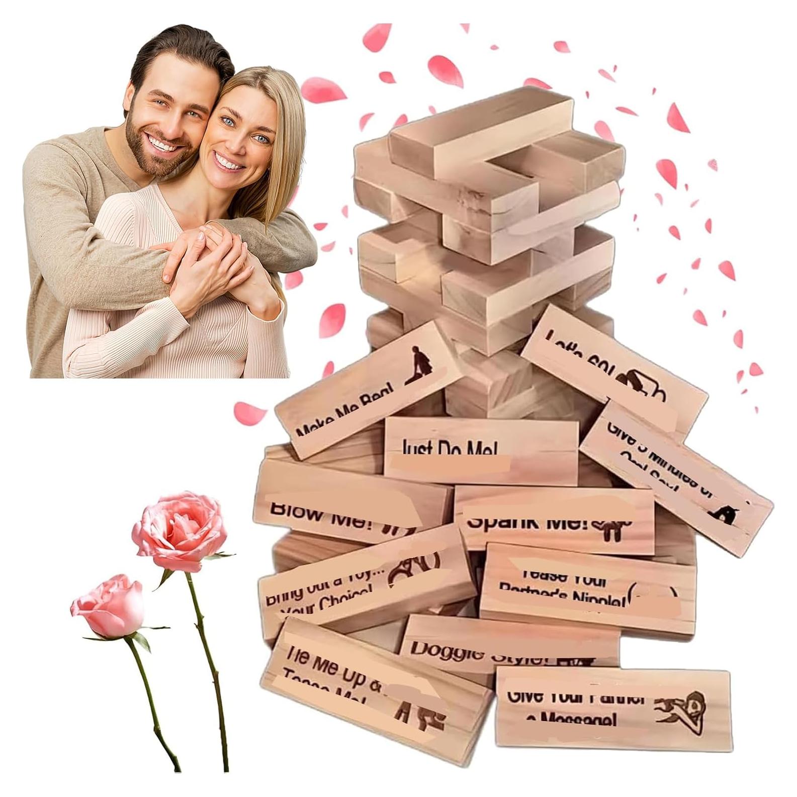 Juego de Torre de Bloques para Adultos - Torre de la Lujuria