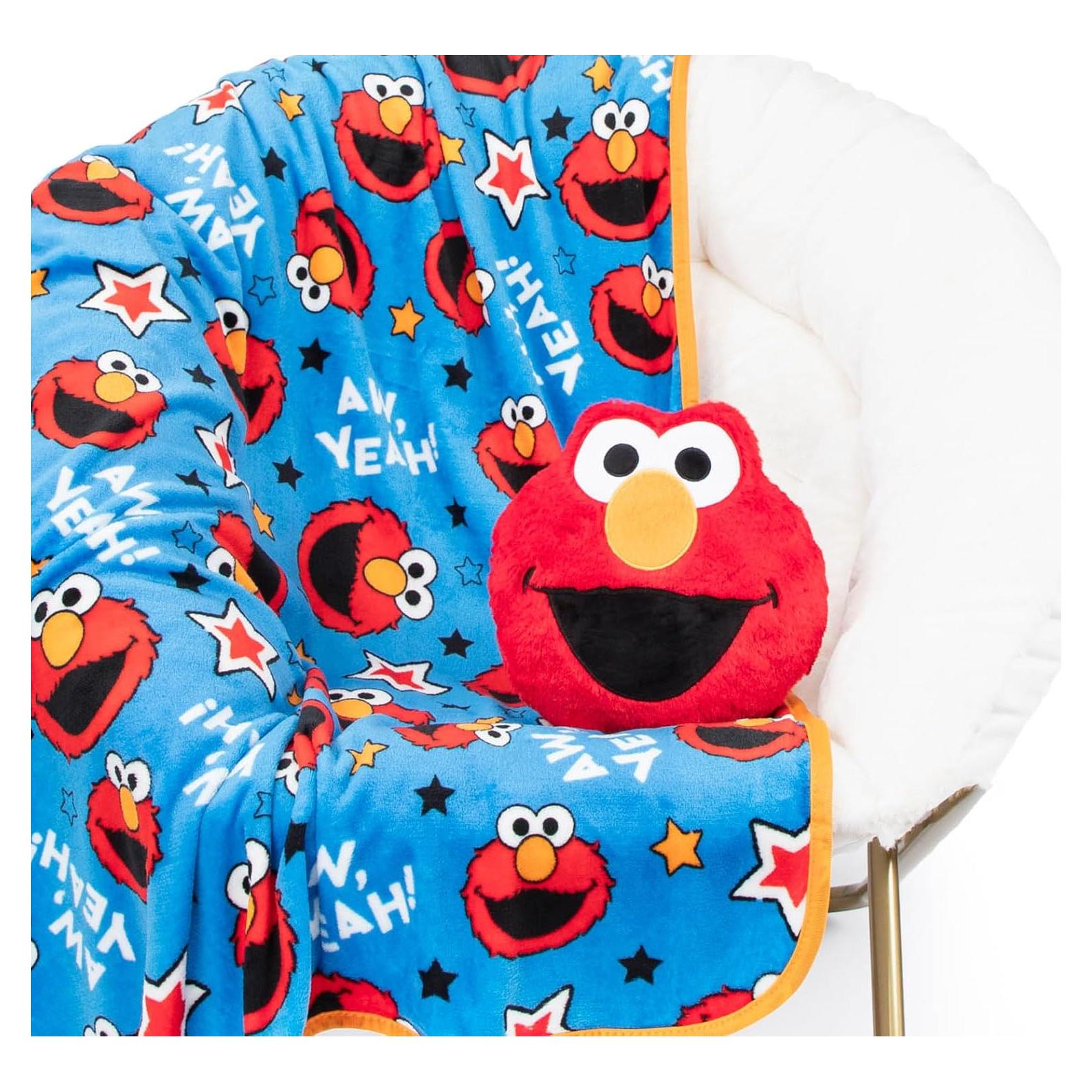 Conjunto Almohada y Manta Elmo Jay Franco 2 Piezas 101x127 cm