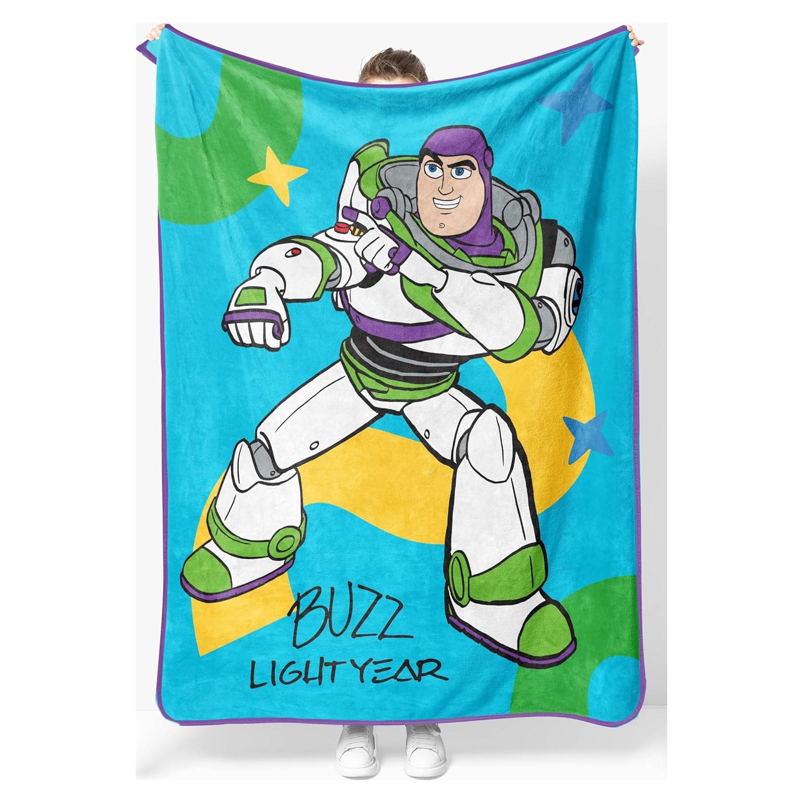 Manta de Peluche Jay Franco 116.8x152.4 cm Toy Story Buzz