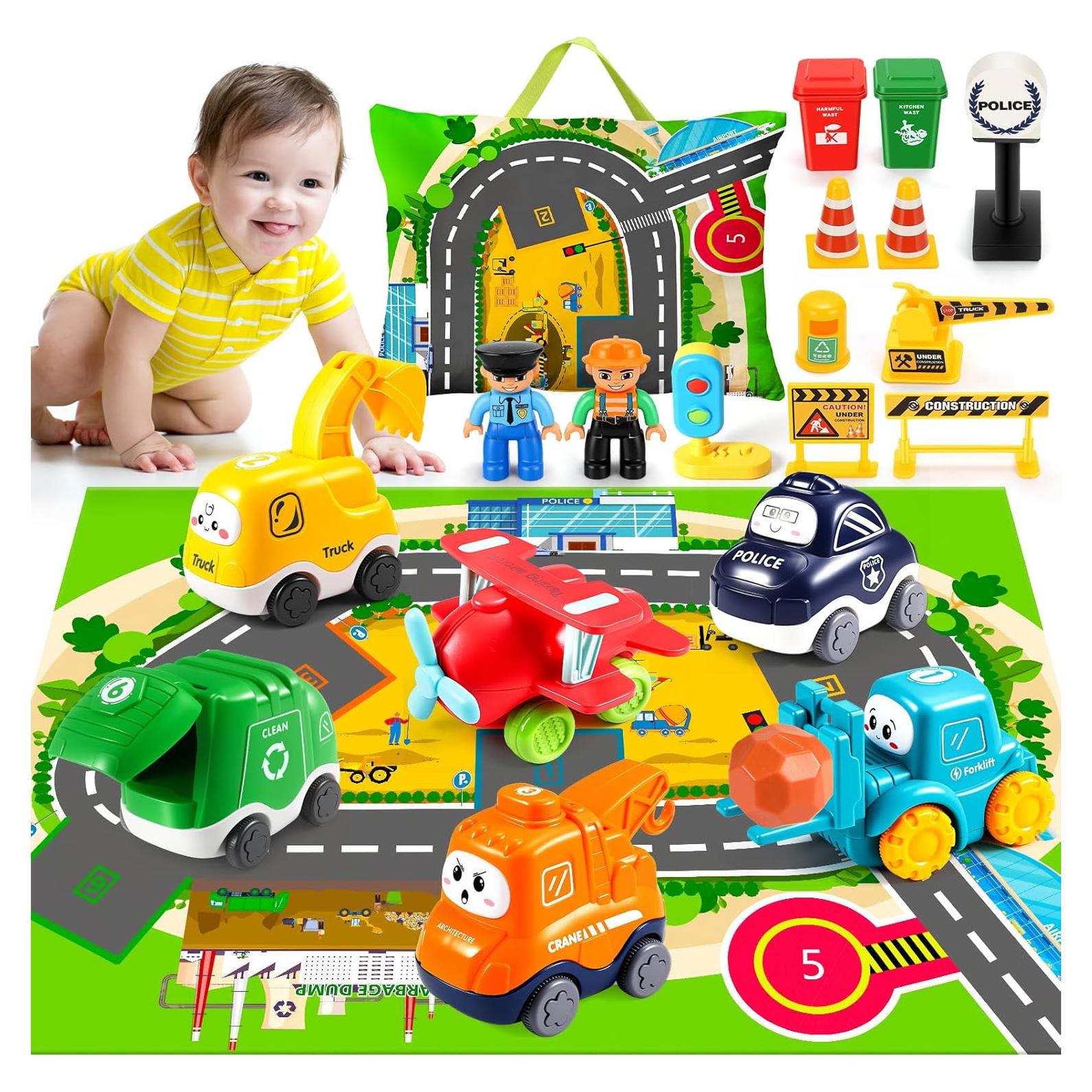 Set de Juguetes de Coche Hydrathy 22 Piezas para Niños 1 Año