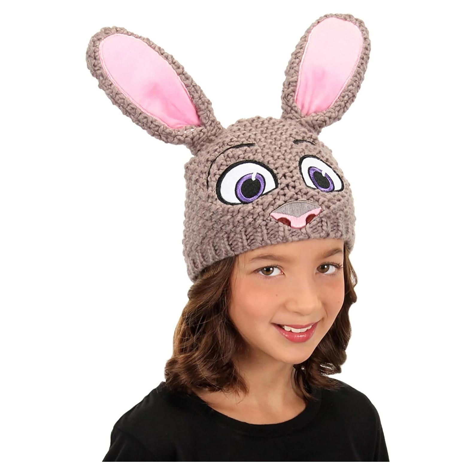 Gorro de punto Elope Disney Zootopia Judy Hopps con orejas