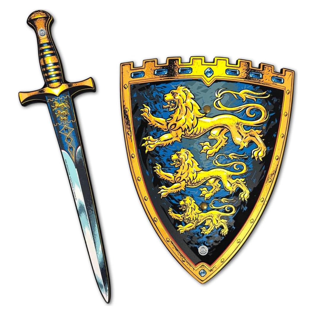 Liontouch Espada y Escudo Rey para Niños 3-6 Años - Juguete de Imaginación en Espuma