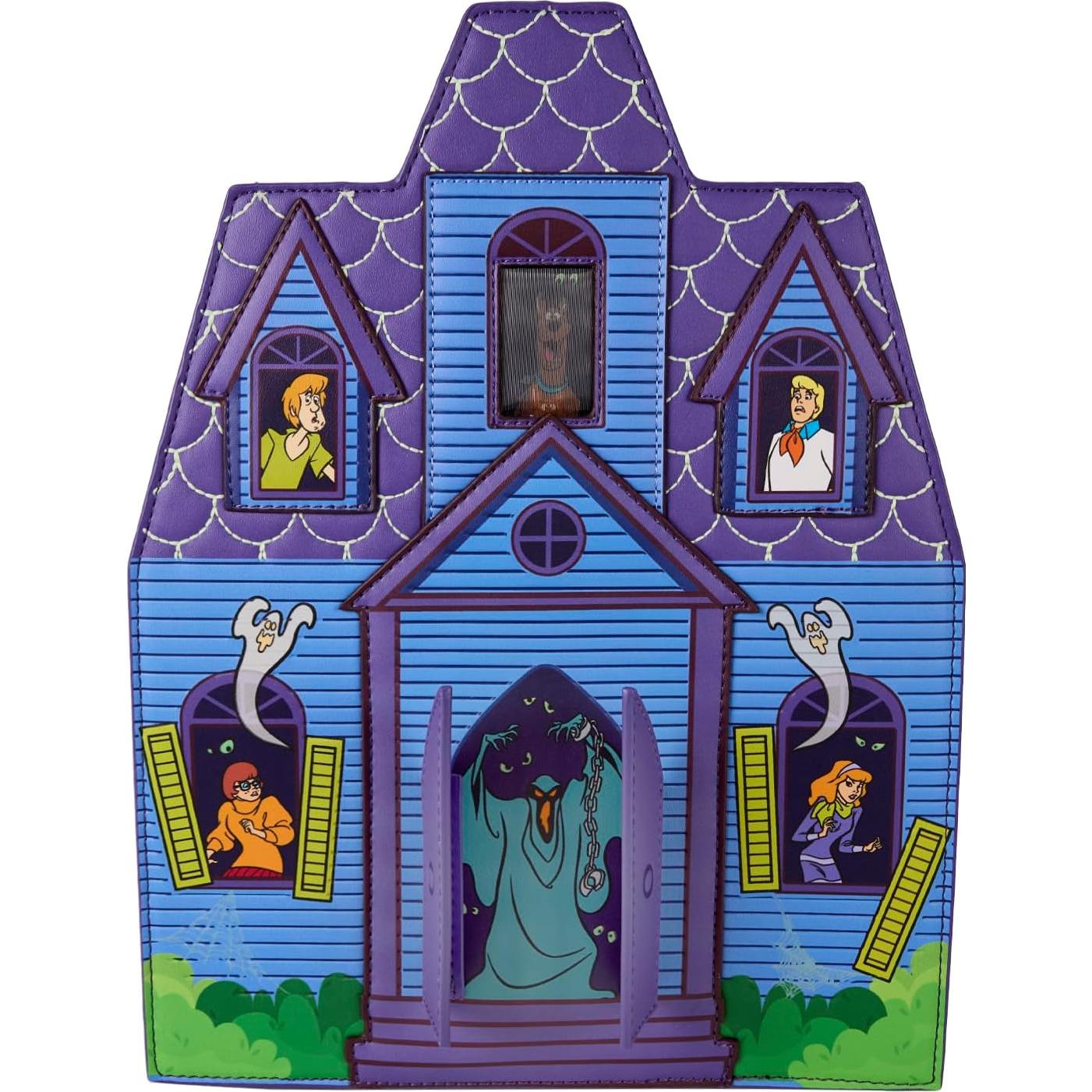 Mochila Mini Scooby-Doo Haunted Mansion Loungefly 22.8x26.6cm