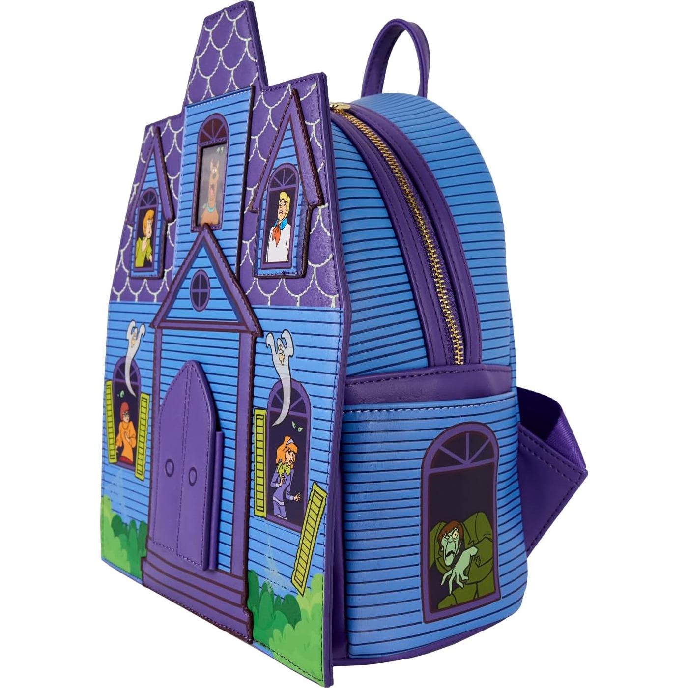 Mochila Mini Scooby-Doo Haunted Mansion Loungefly 22.8x26.6cm
