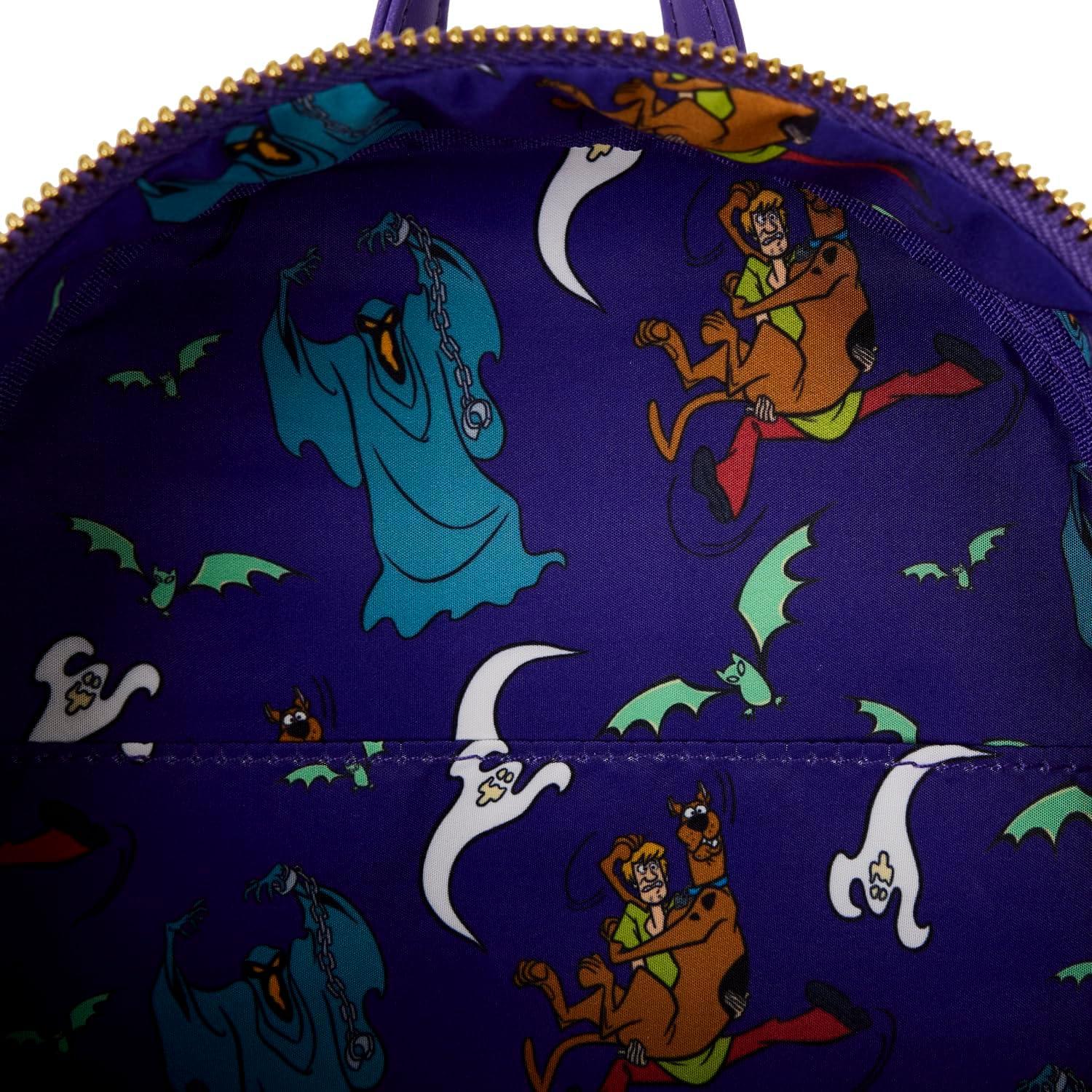 Mochila Mini Scooby-Doo Haunted Mansion Loungefly 22.8x26.6cm