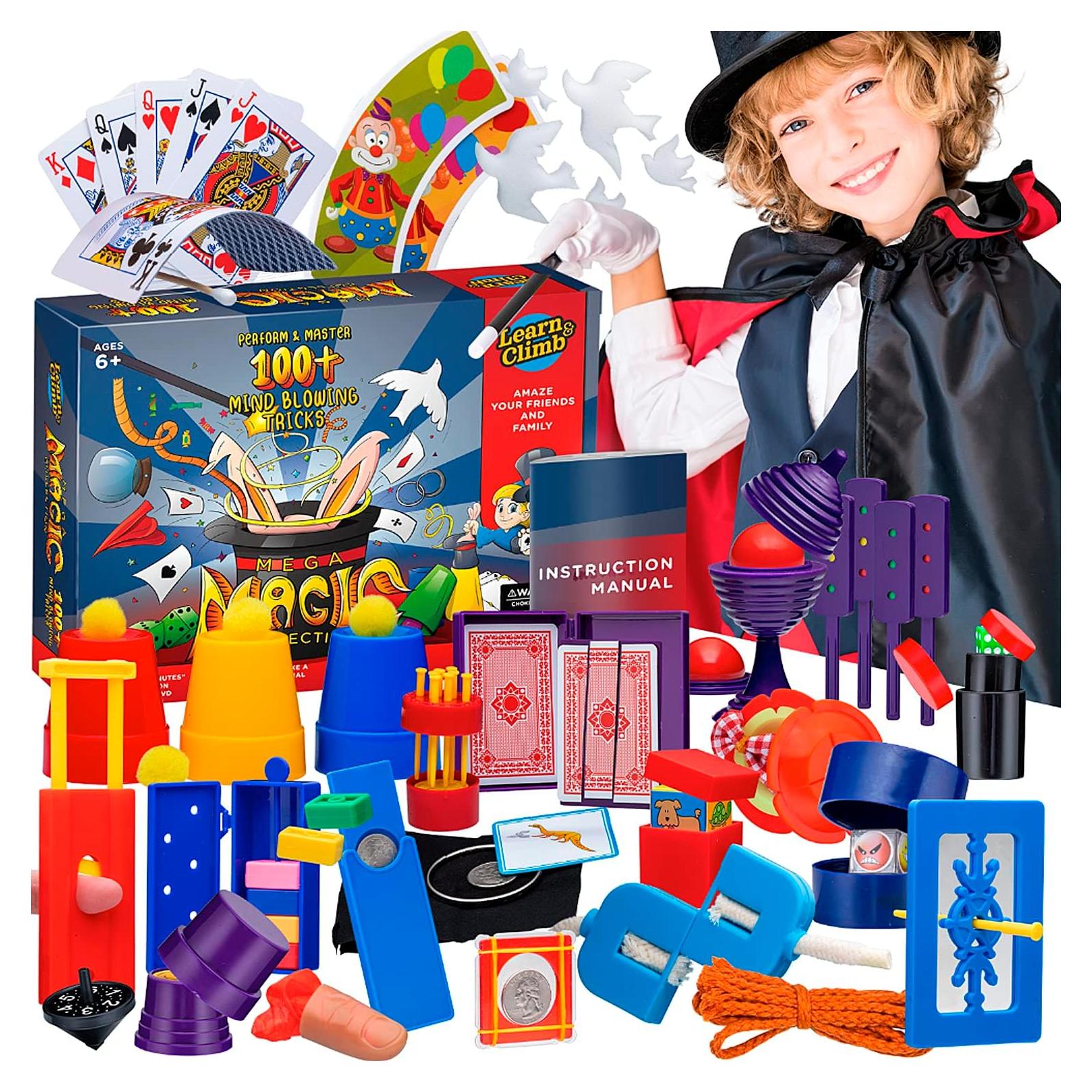 Kit de Magia Aprende y Escala para Niños - 28 Trucos Mágicos