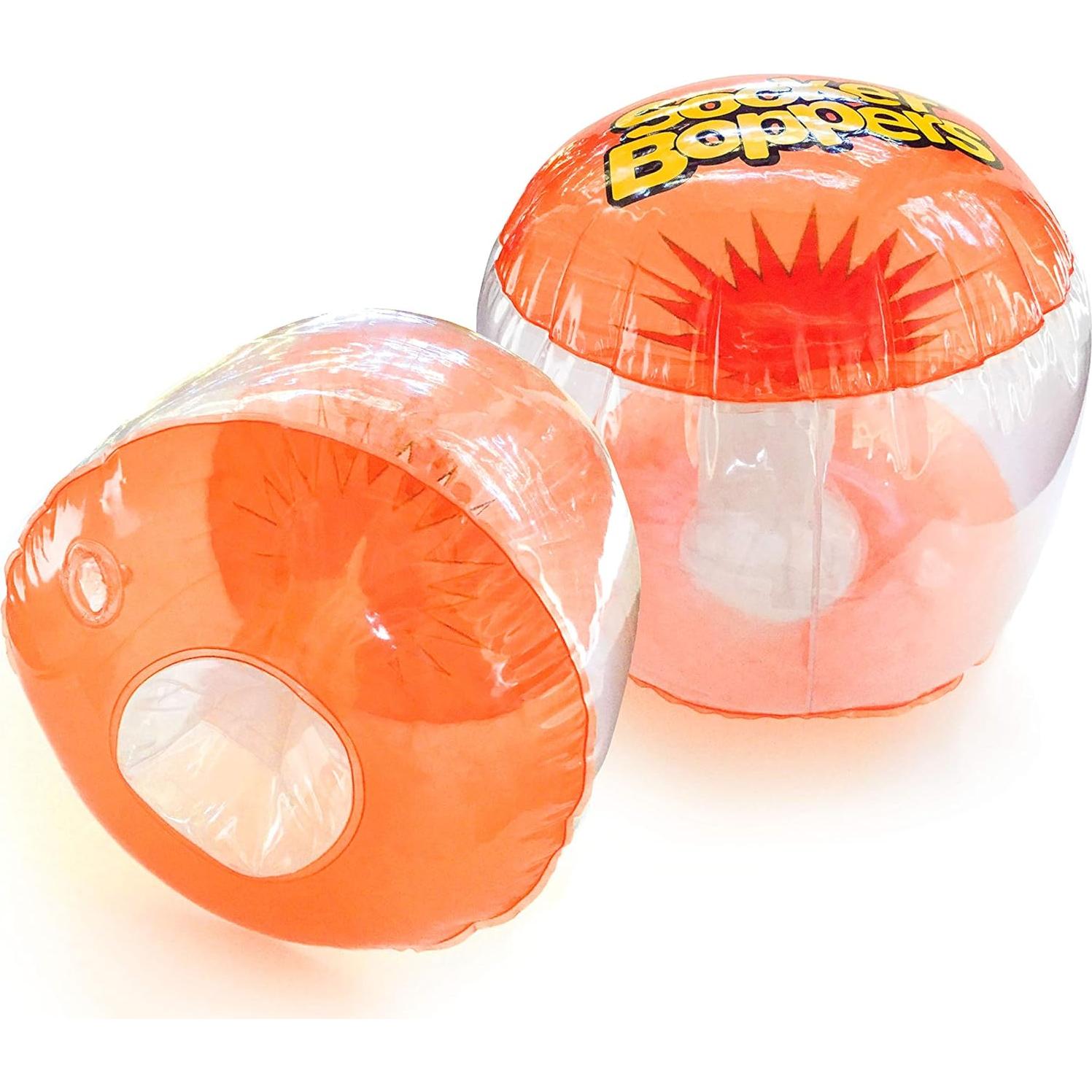 Cojines de Boxeo Inflables Socker Boppers - 2 Pares Transparentes