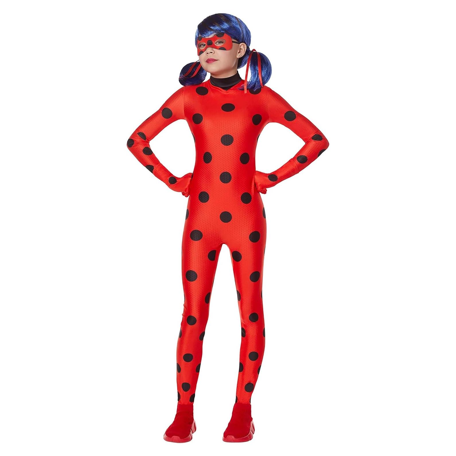 Disfraz de niña Miraculous Ladybug InSpirit Designs con peluca