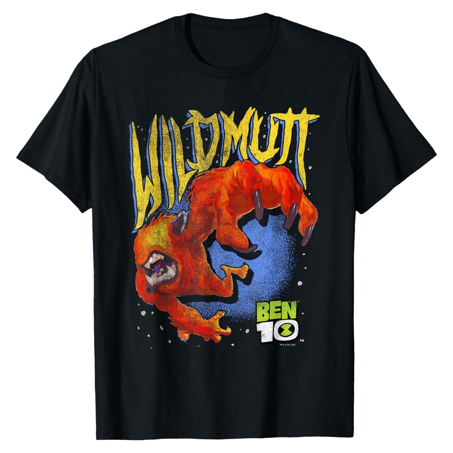 Camiseta vintage Ben 10 Wildmutt para mujeres