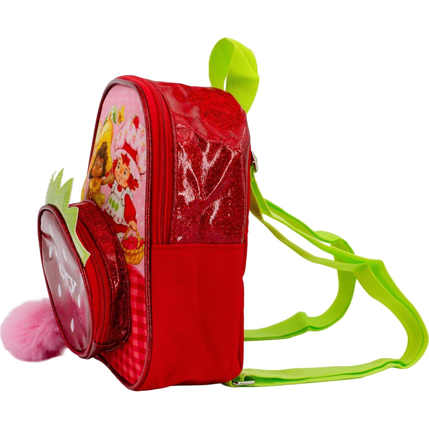 Mochila Mini Fresa PU Brillante 22.86x17.78x7.62 cm