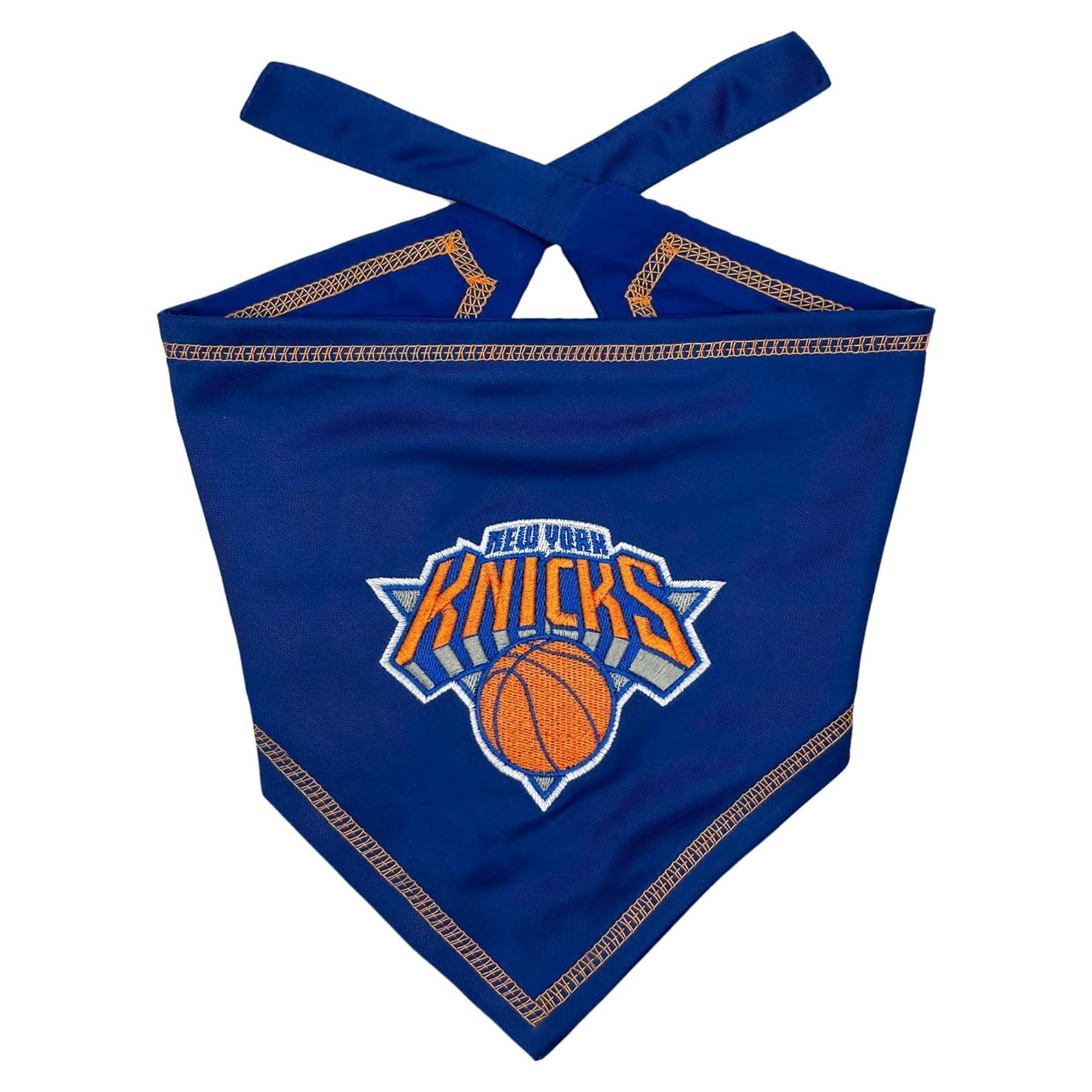 Bandana para Mascotas Pets First NBA New York Knicks - Pequeña/Mediana
