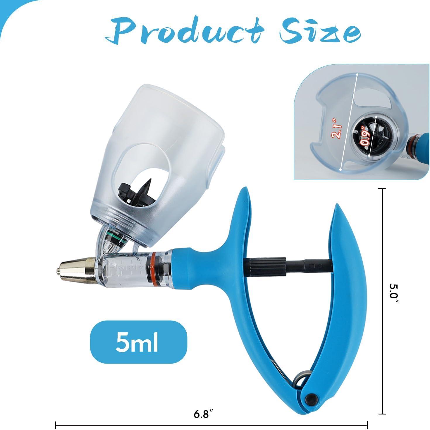 Jeringa Automática 5ml Ranch Choice para Ganado y Aves