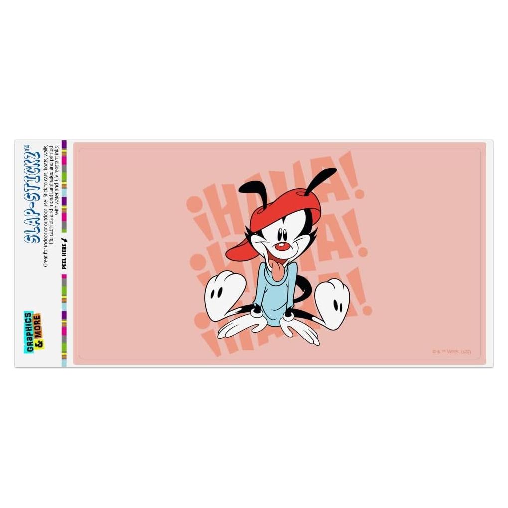 Adhesivo Animaniacs Wakko Riendo 19.3x10.2cm Graphics and More