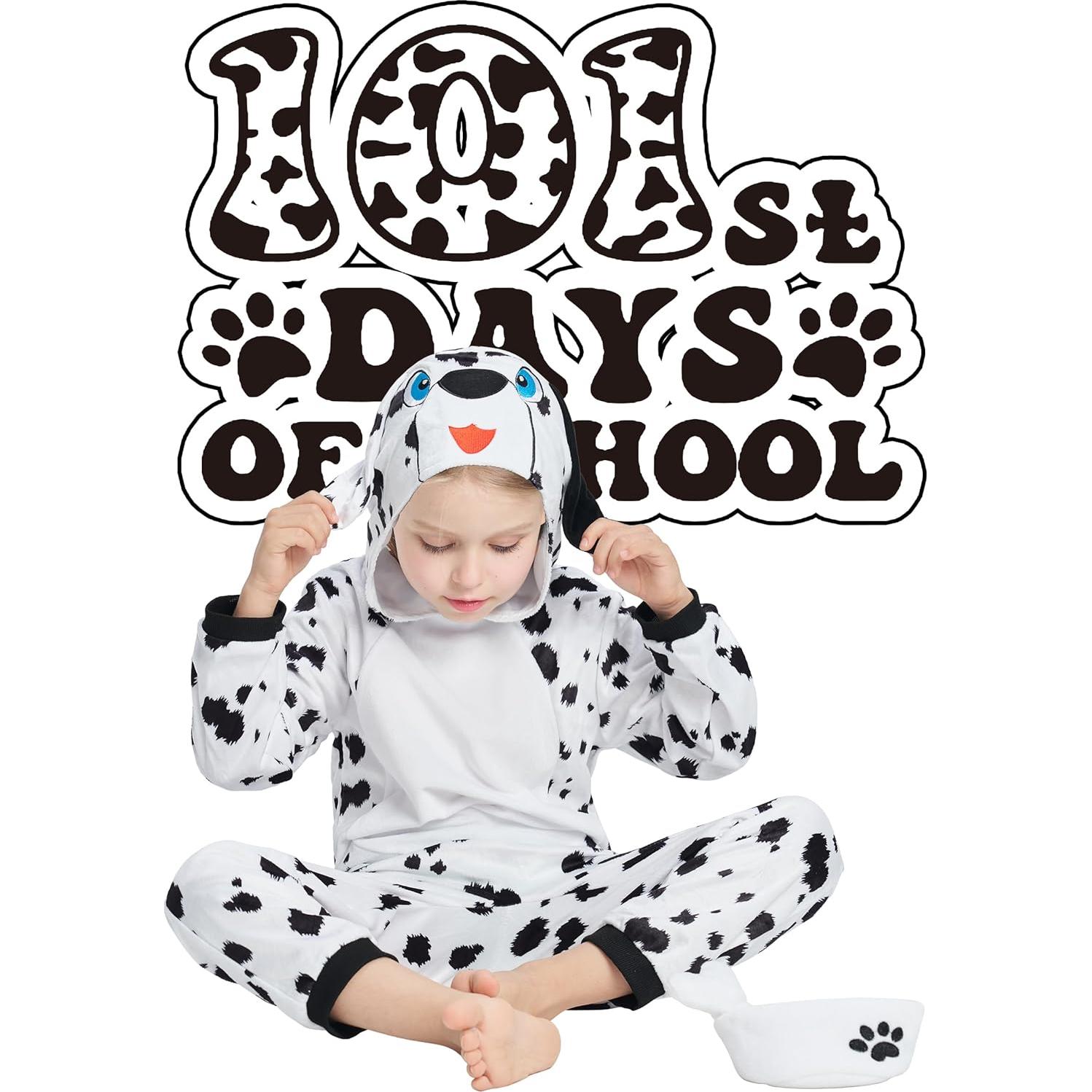 Disfraz de Cachorro Dálmata IKALI para Niños 3-10 Años con Accesorios