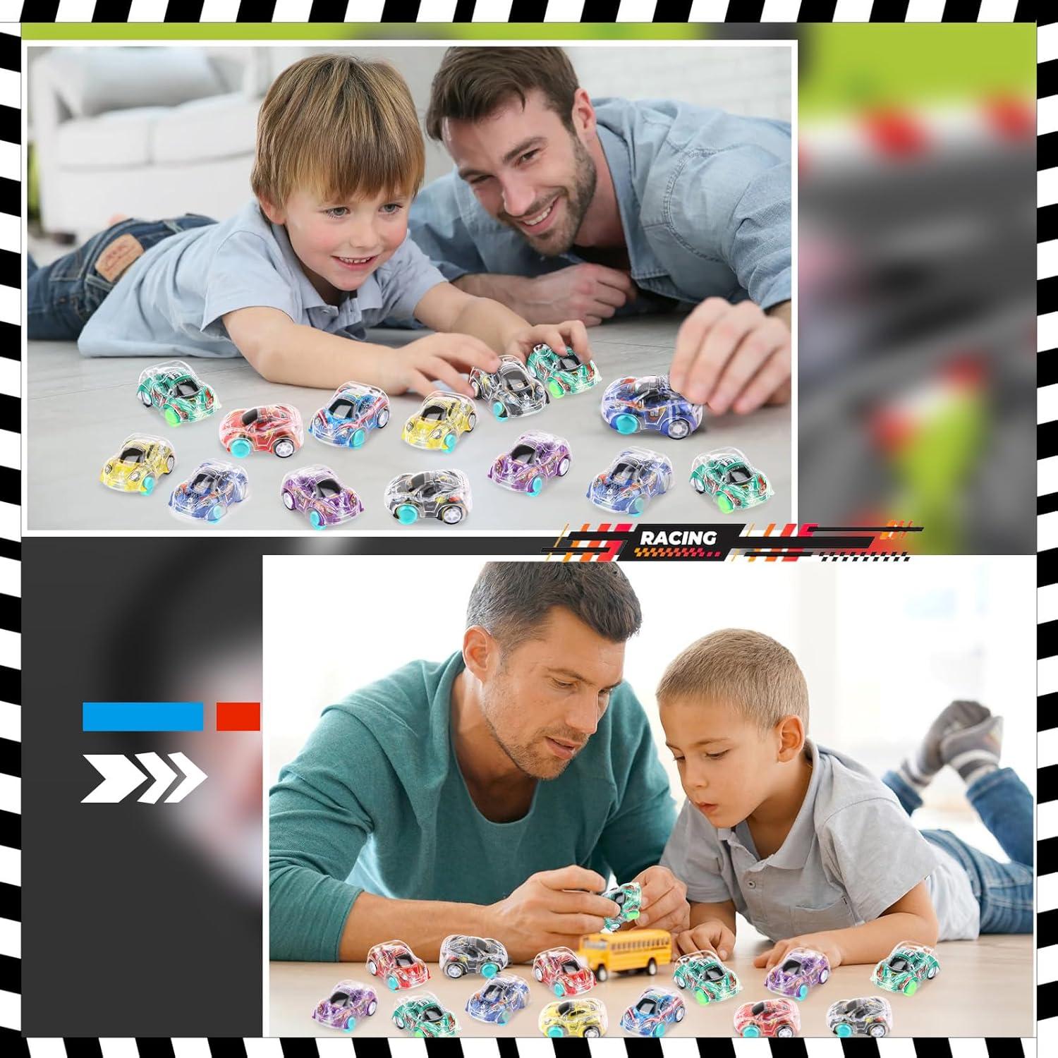 Set de 36 Coches de Retroceso Hooqict para Niños 5 cm