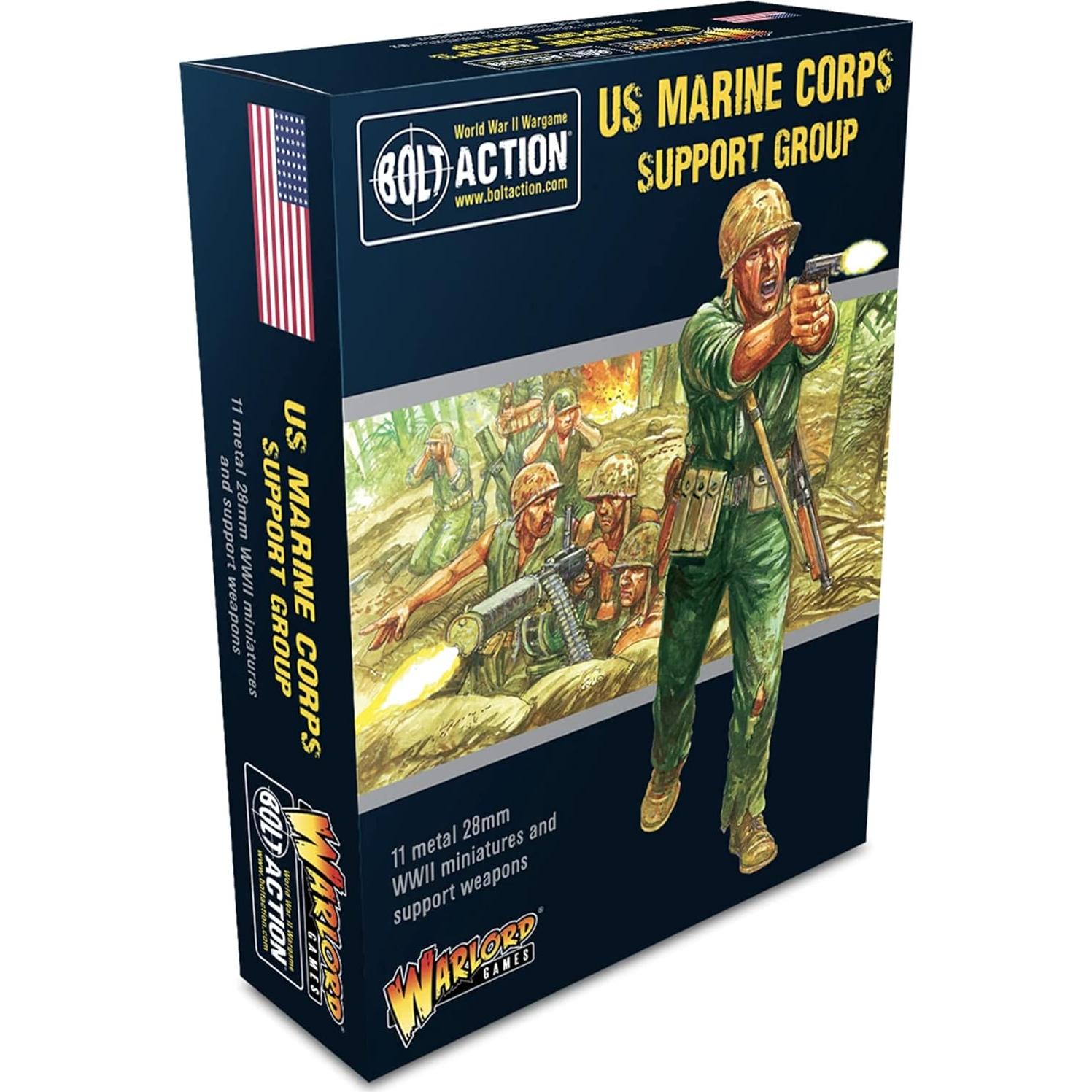 Grupo de Apoyo USMC Warlord Games Bolt Action 1/56