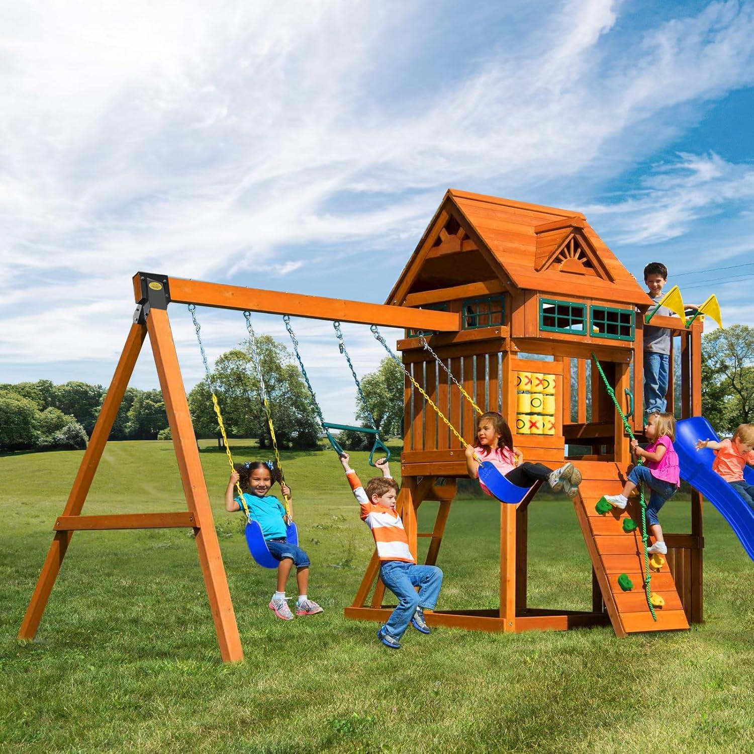 Soporte para Columpio A-Frame BETOOLL Negro - 1 Pcs, Resistente