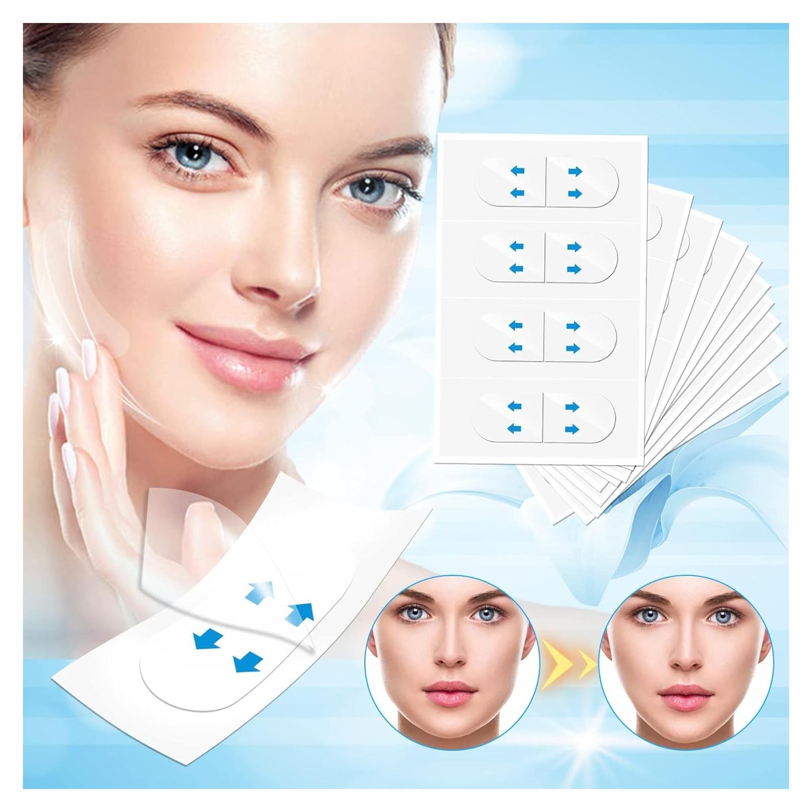 Cinta Facial Invisible Genérica 200 Piezas para Lifting