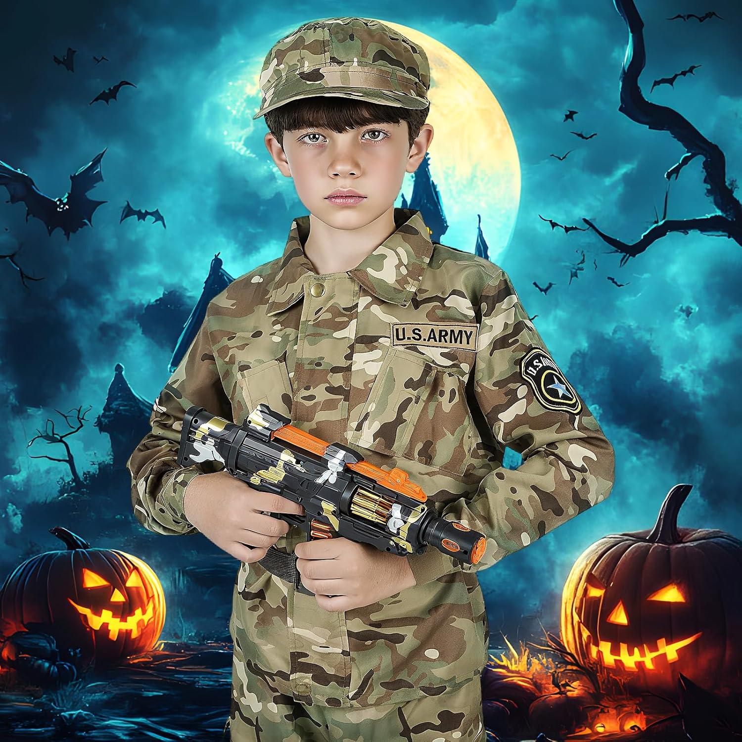 Disfraz de Ejercito Infantil Thesixowls - Soldado Militar Completo