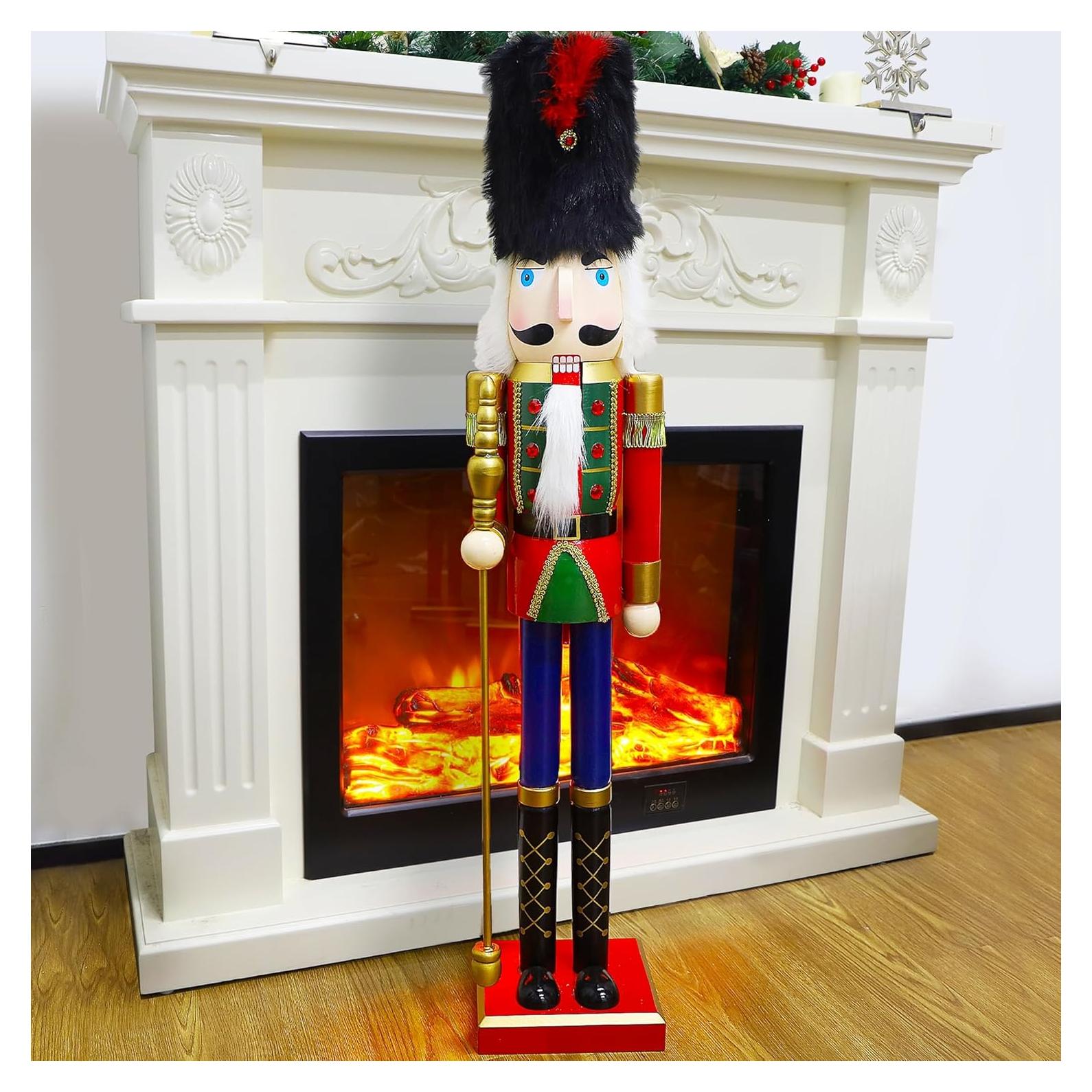 Cascanueces Grande Joliyoou 91.44 cm Soldado de Madera