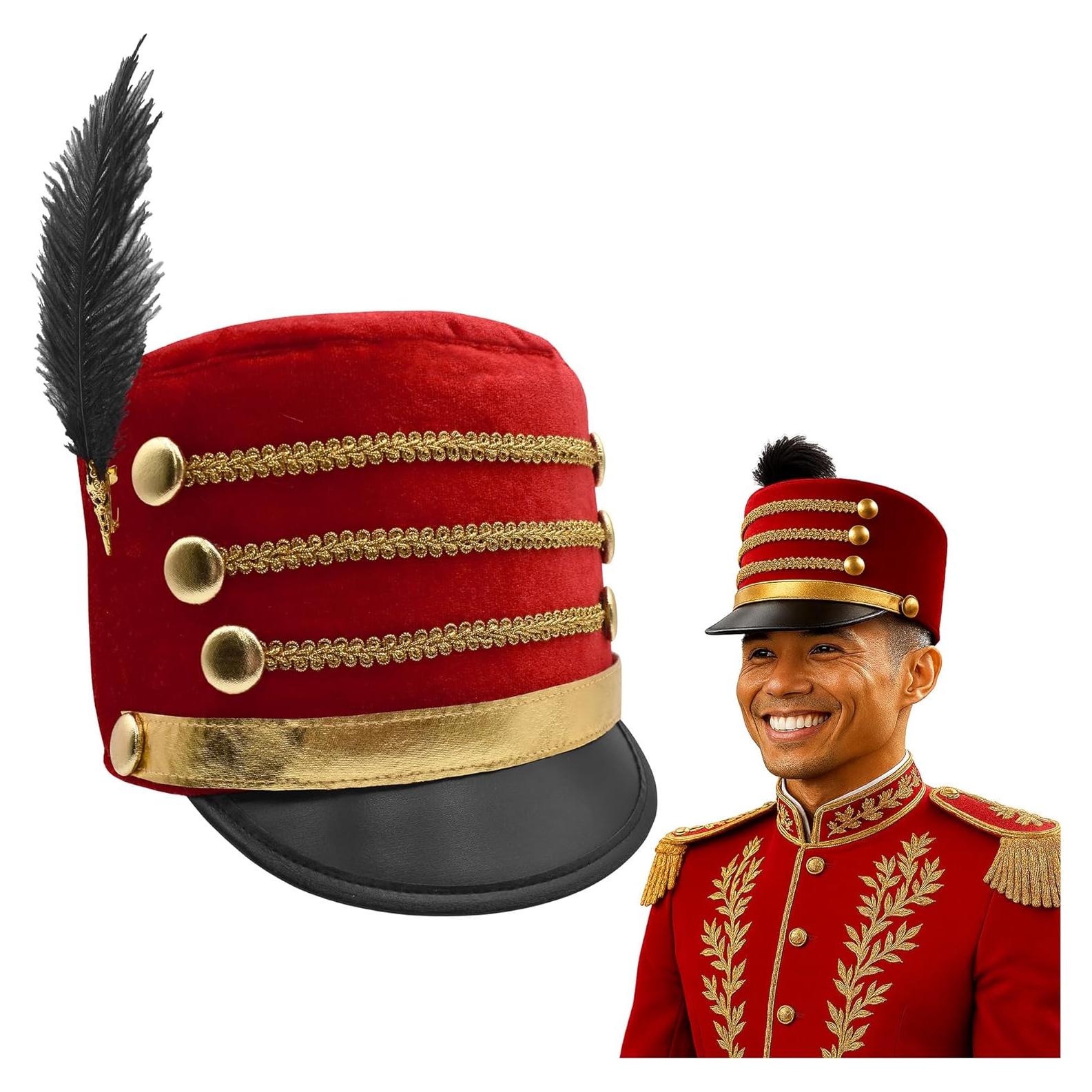 Sombrero de Soldado de Juguete Nicky Bigs Novelties Rojo/Negro