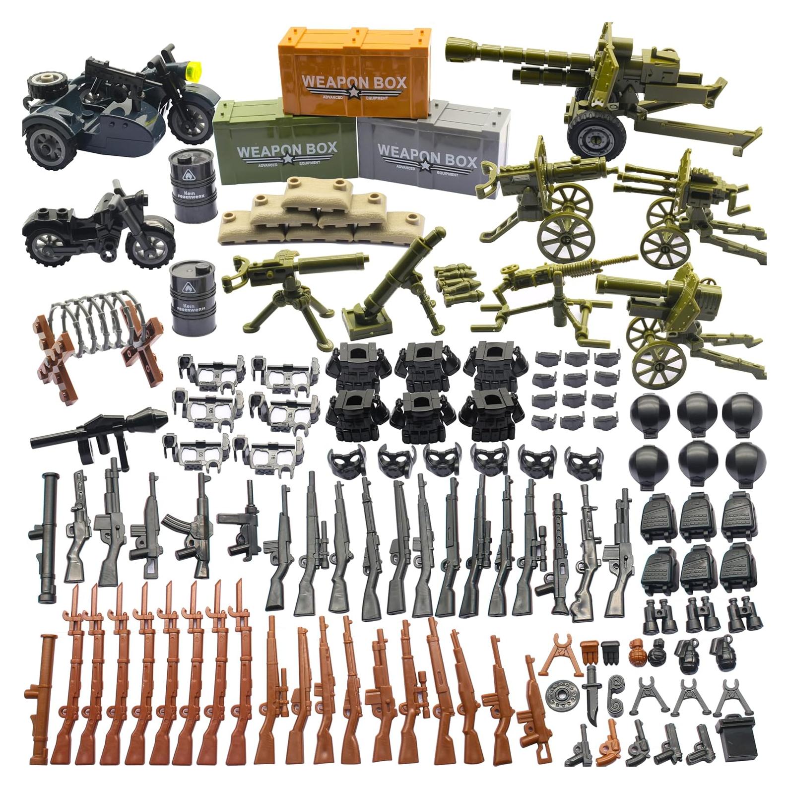 Paquete de Accesorios Militares Segunda Guerra Mundial ZECHOCHOZE