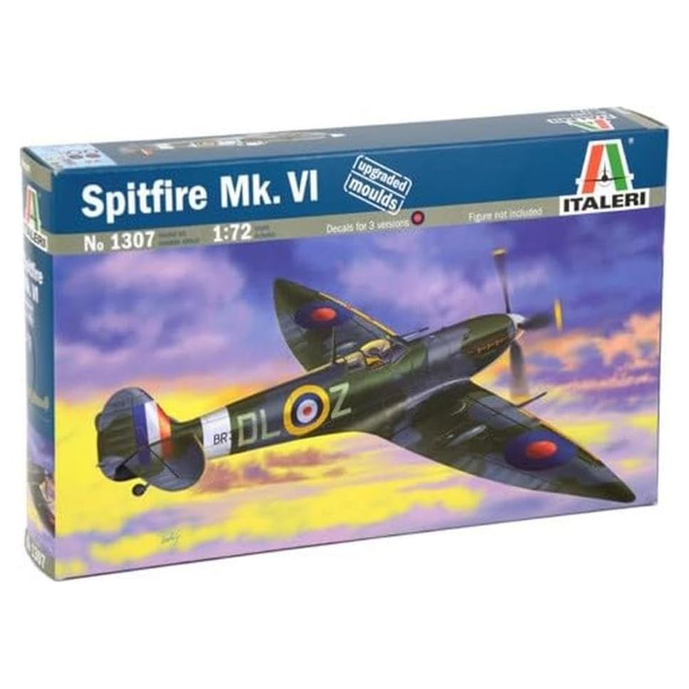 Kit de Modelo Spitfire Mk VI 1:72 Italeri - Plástico Verde
