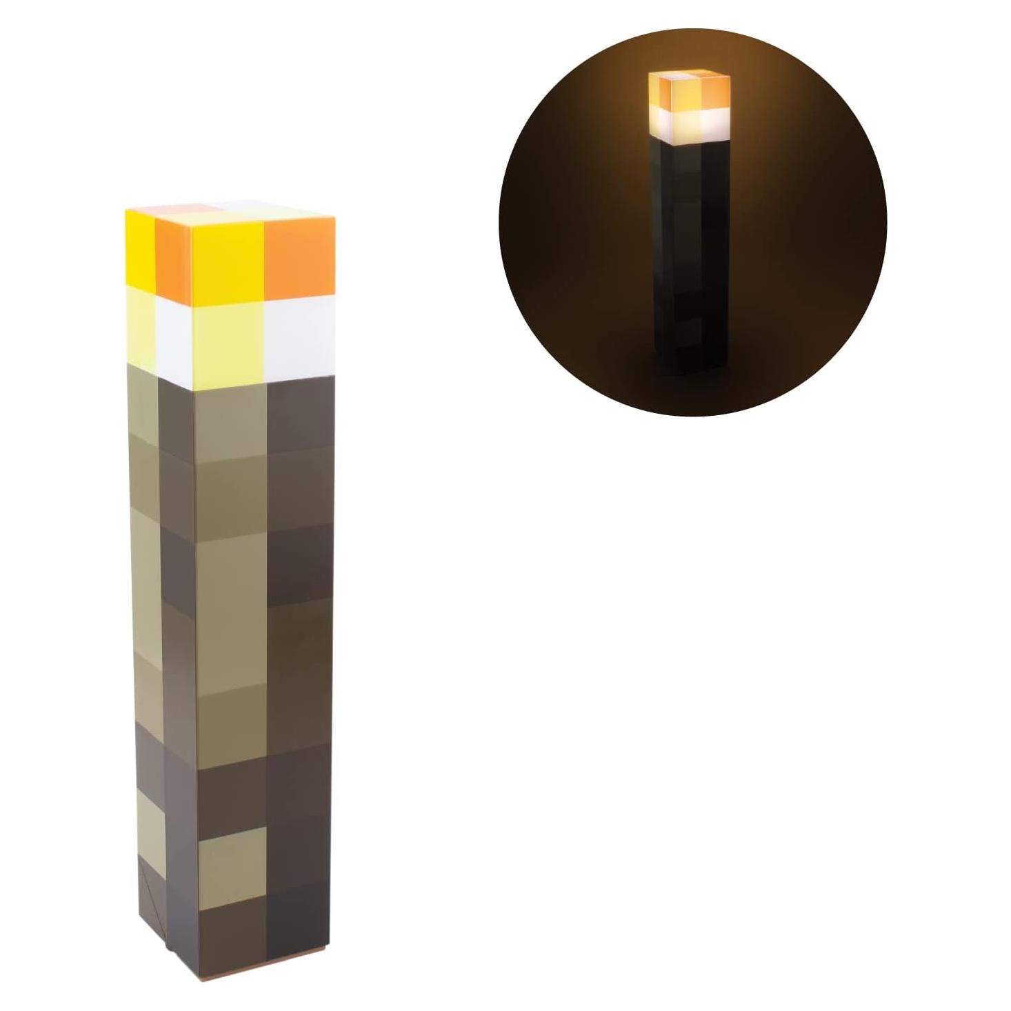 Luz de Antorcha Minecraft Paladone - 12.7 cm, 2 Modos LED