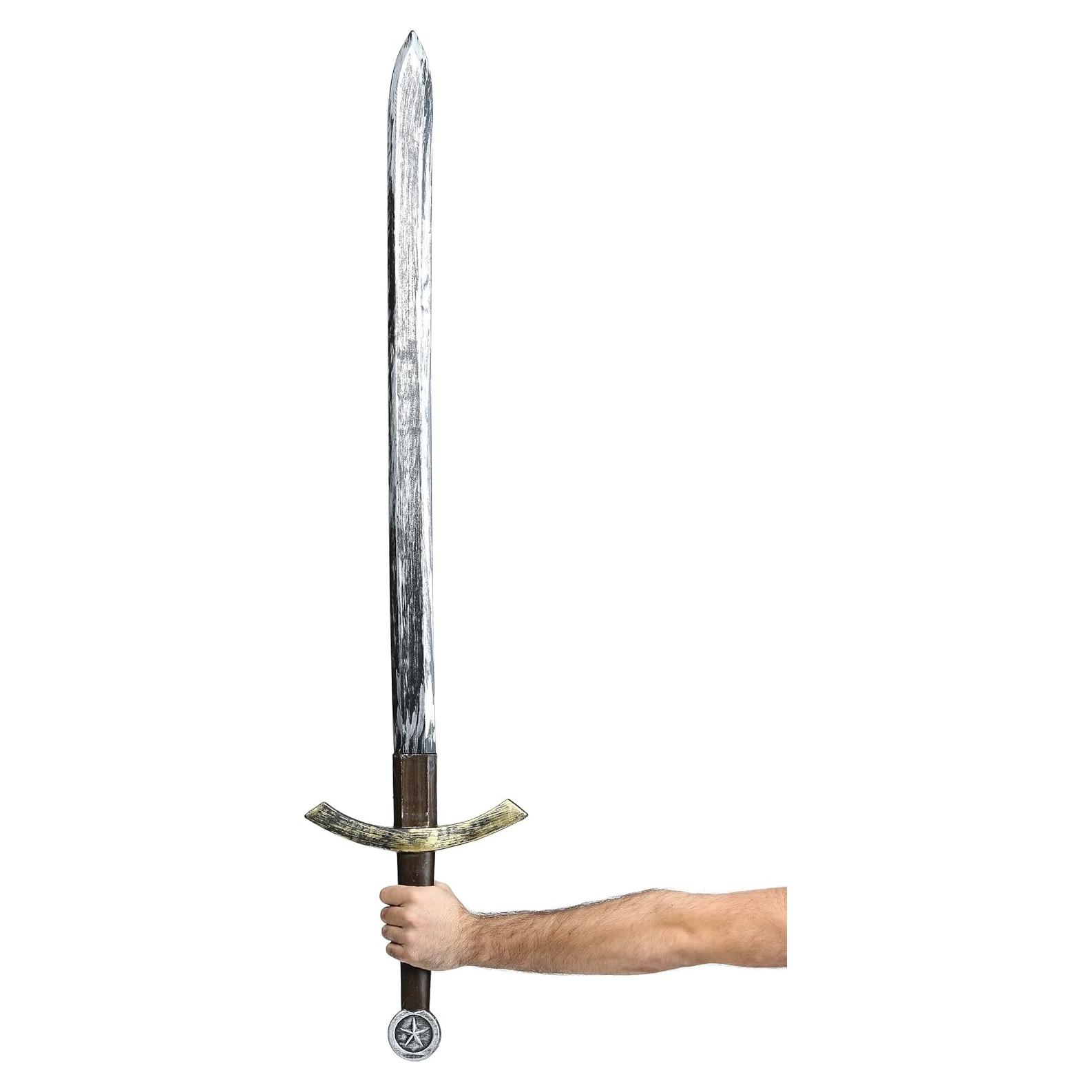 Espada Larga Medieval de Plástico 119 cm - Disfraz Caballero