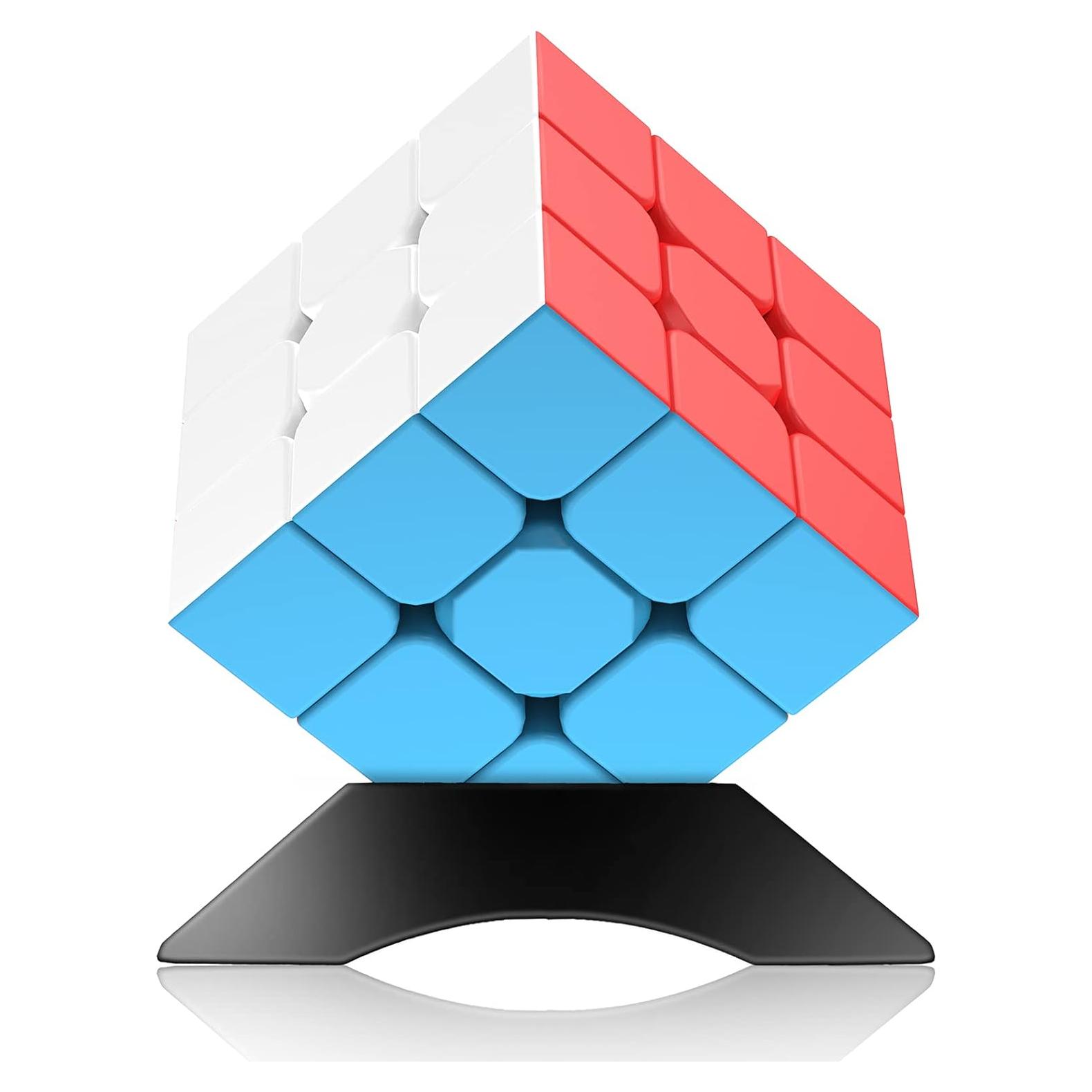 Cubo de Velocidad 3x3 Nabreeli con Soporte y Tutorial - Juguete Educativo