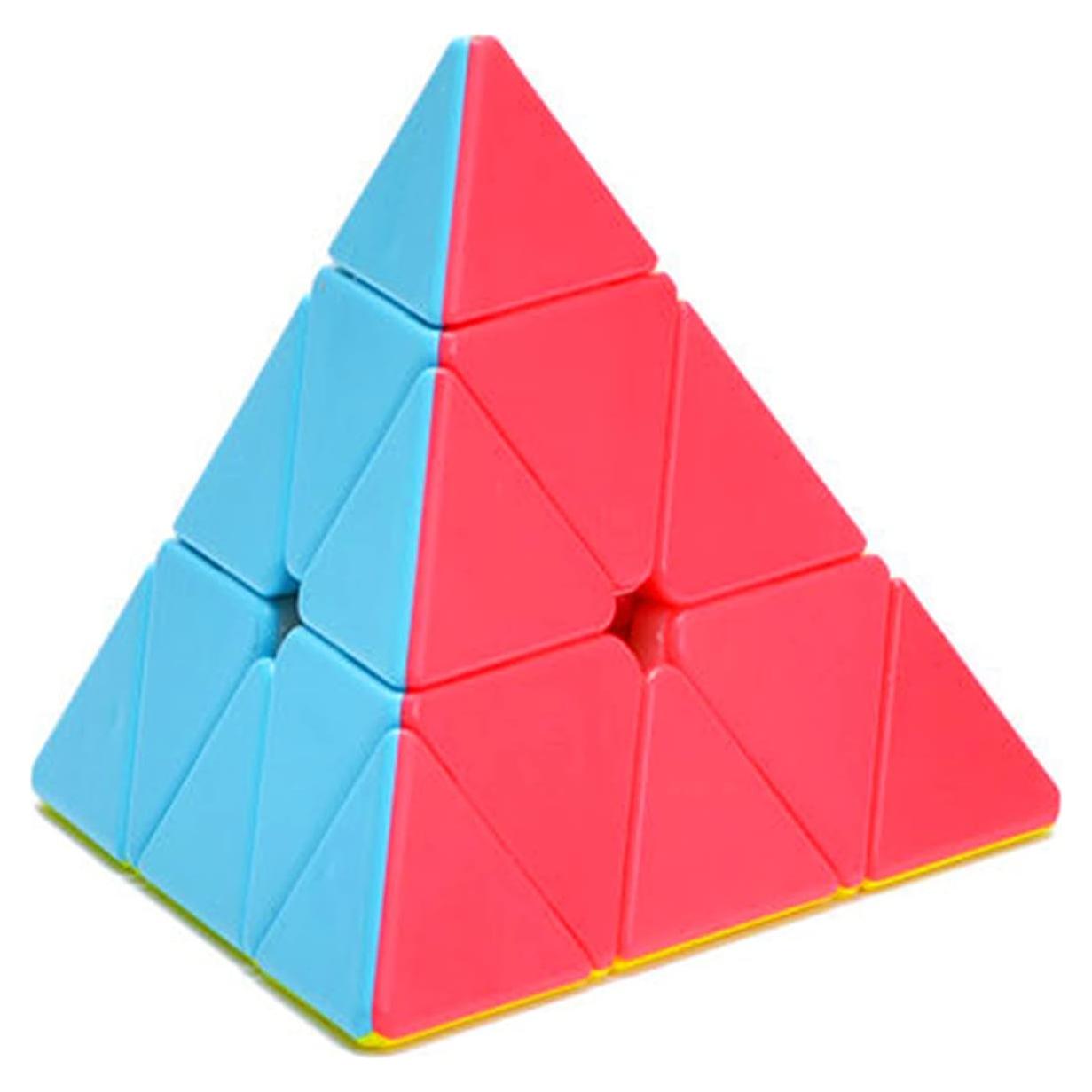 Cubo de Velocidad CuberSpeed QiMing Pirámide Sin Etiquetas 10cm