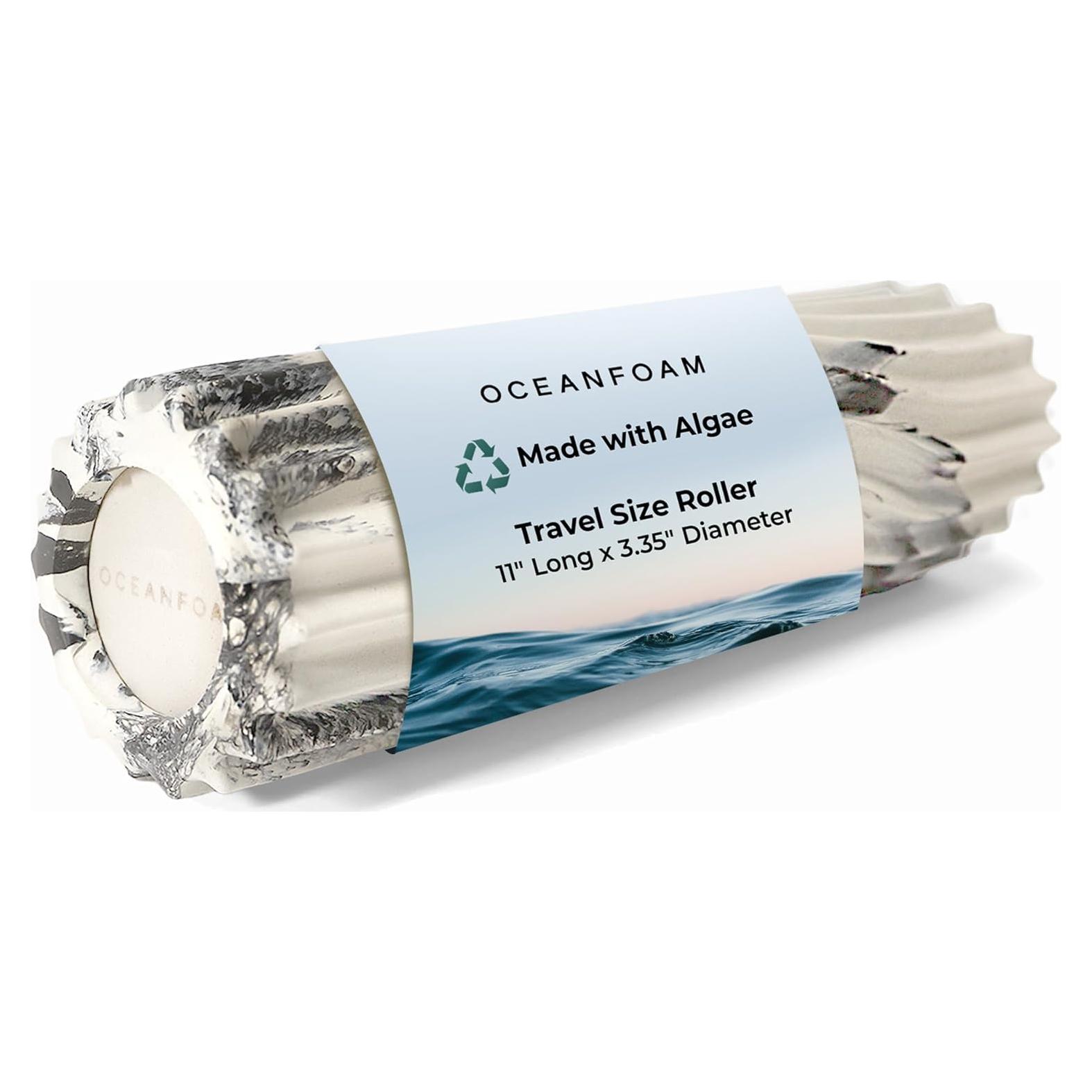 Rodillo de Espuma de Viaje Oceanfoam Ripple 28 cm - Masaje Profundo