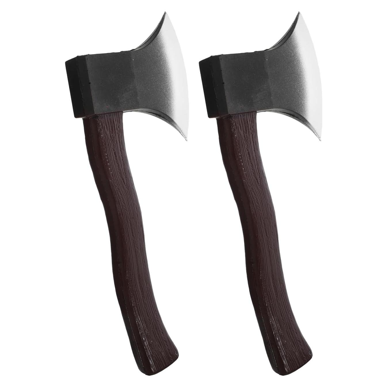 Hacha Falsa de PU LIOOBO para Disfraces de Halloween 29x11x5cm