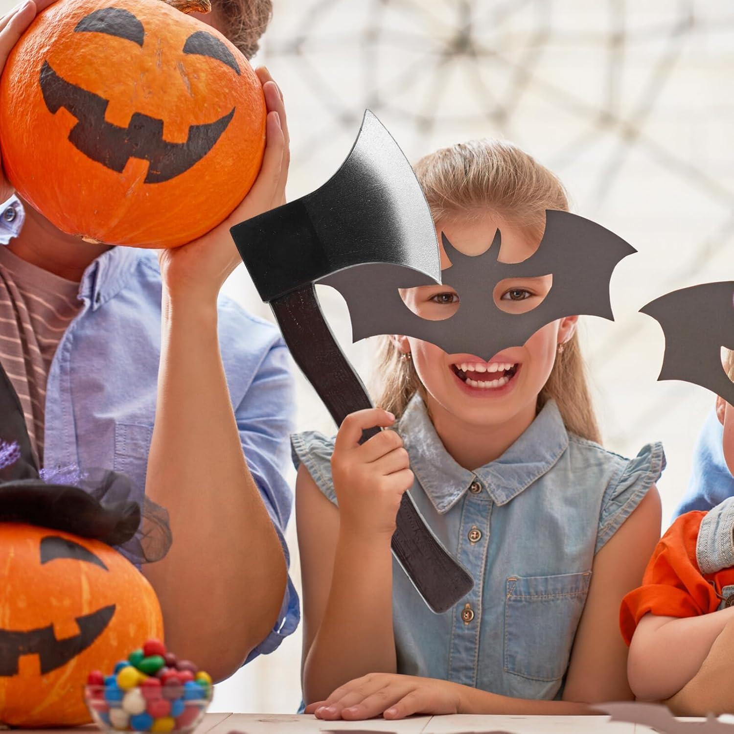 Hacha Falsa de PU LIOOBO para Disfraces de Halloween 29x11x5cm