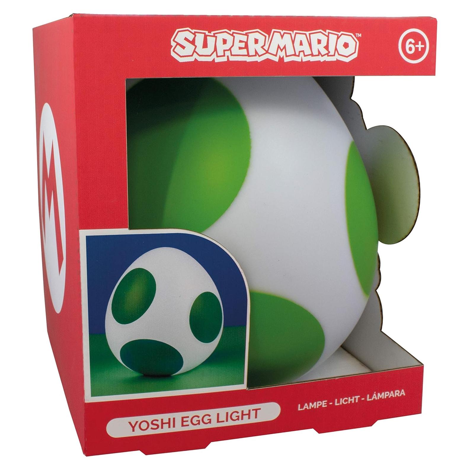 Luz Nocturna Yoshi Paladone 20cm USB Decorativa Multicolor