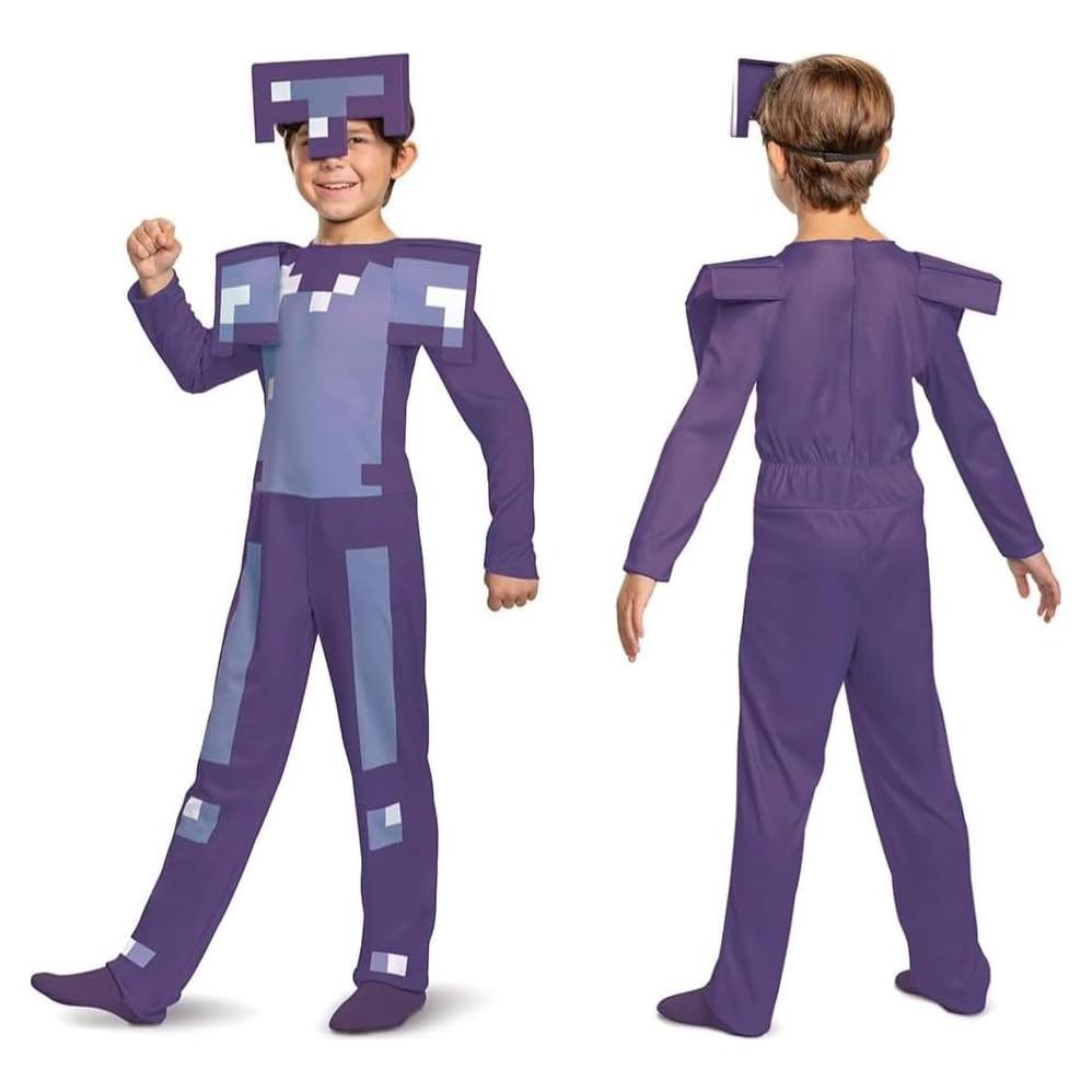 Disfraz de Armadura de Diamante Encantada Minecraft Disguise - Niños T. Grande