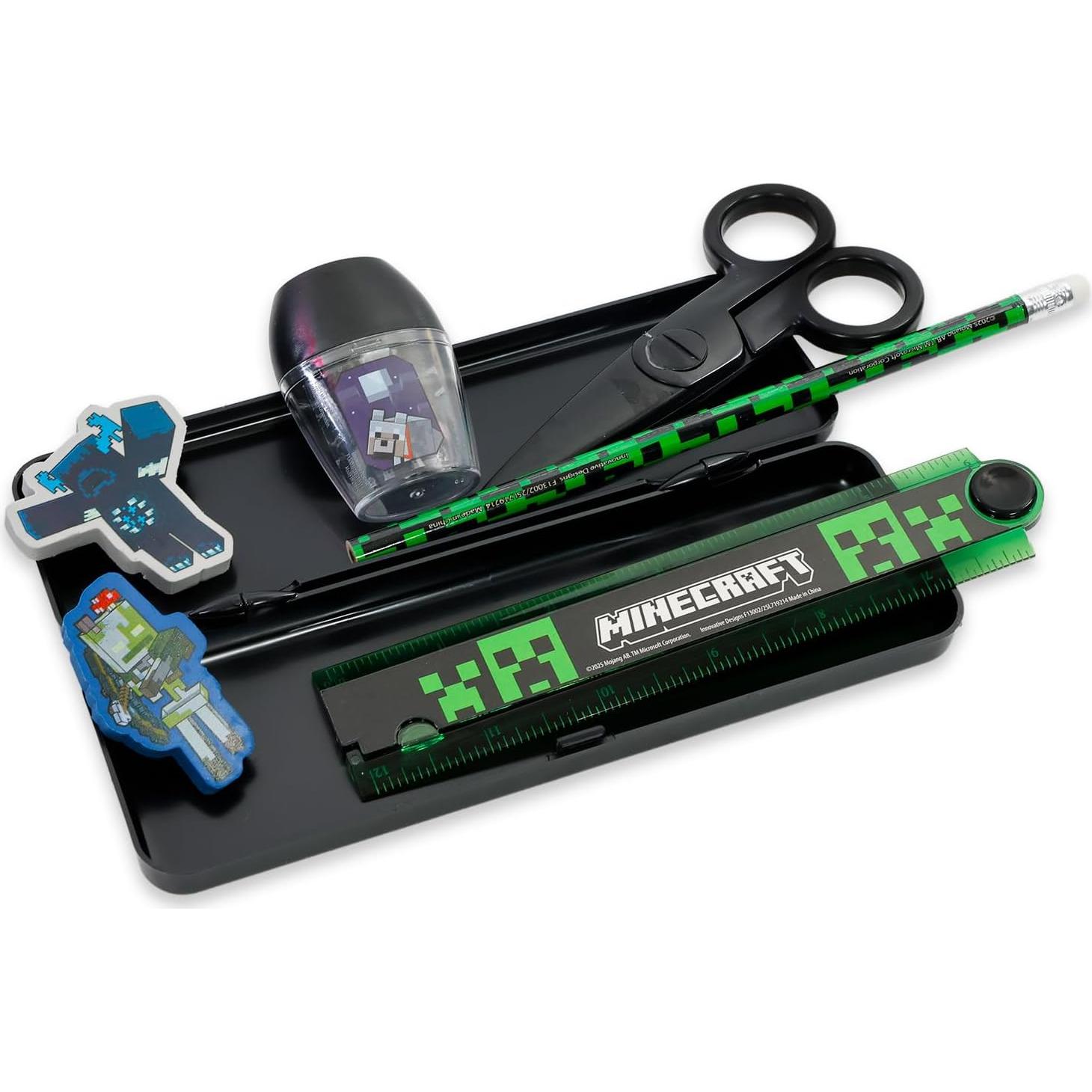 Conjunto de Suministros Escolares Minecraft - 14 Piezas