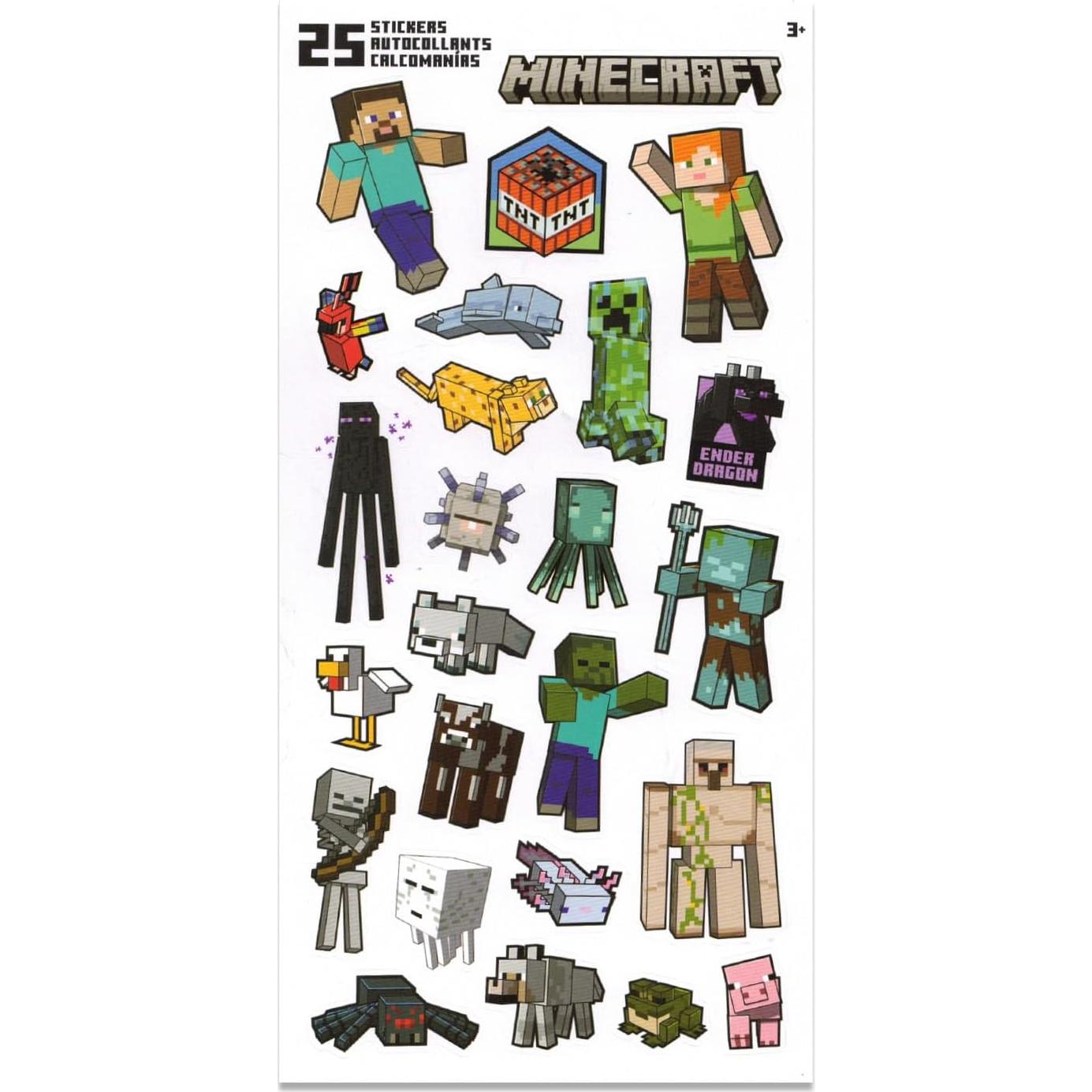 Conjunto de Suministros Escolares Minecraft - 14 Piezas