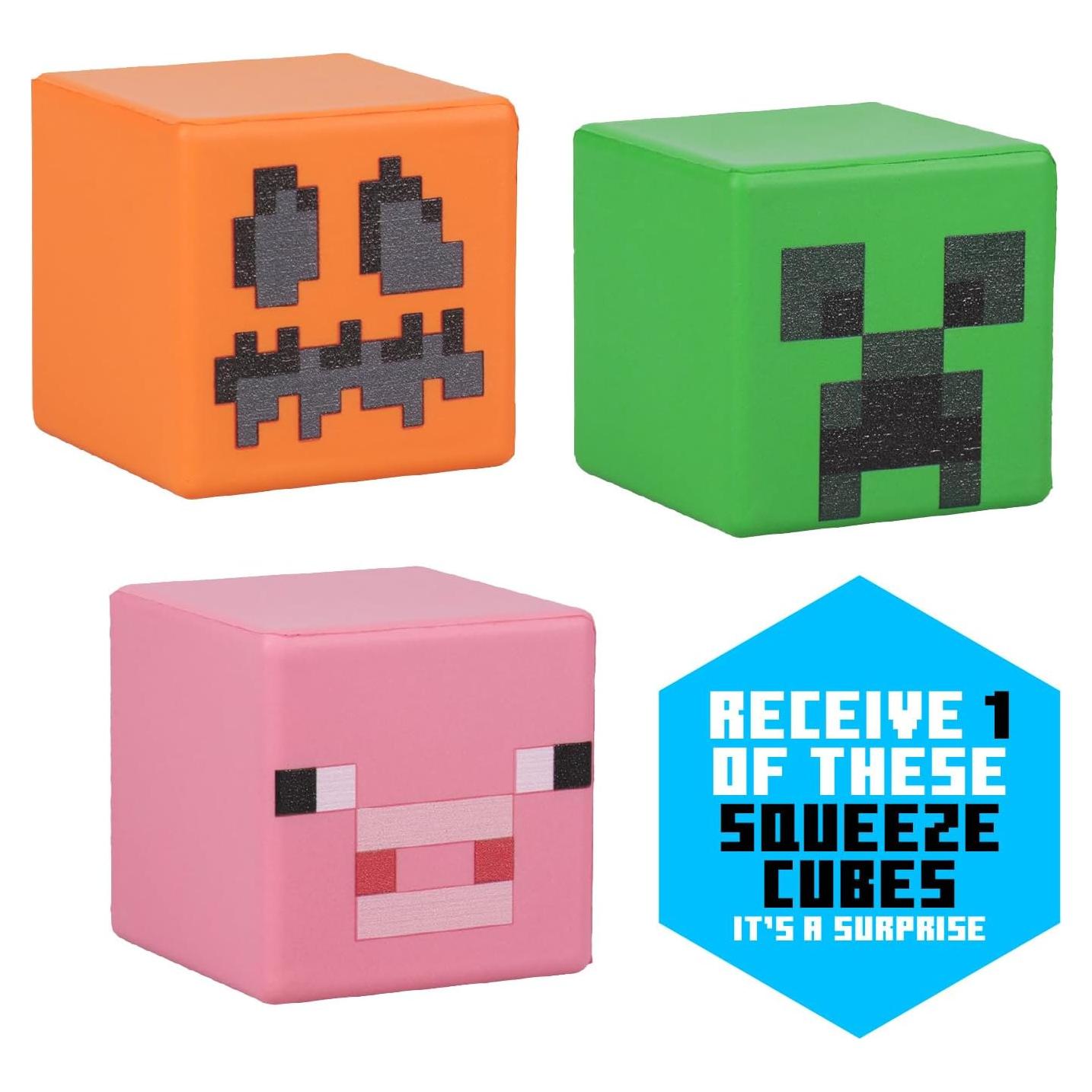 Bloque de Estrés Minecraft Paladone - Juguete Sorpresa 6 cm