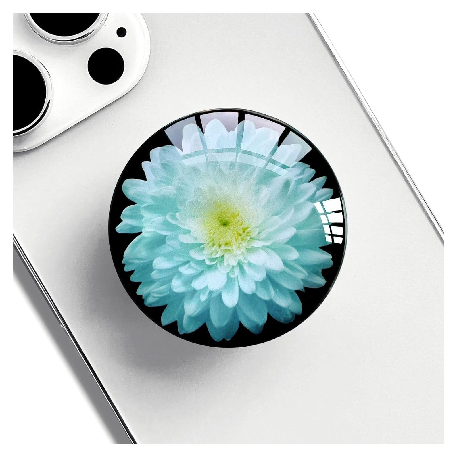 Agarradera Transparente Ksadiye para Smartphone Azul 81.9g