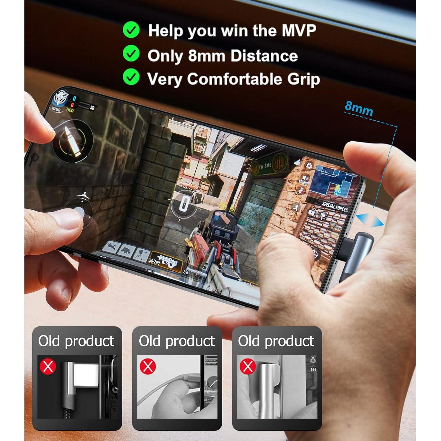 Cable de Carga Rápida USB Tipo C Sweguard 2-Pack 2m Gris