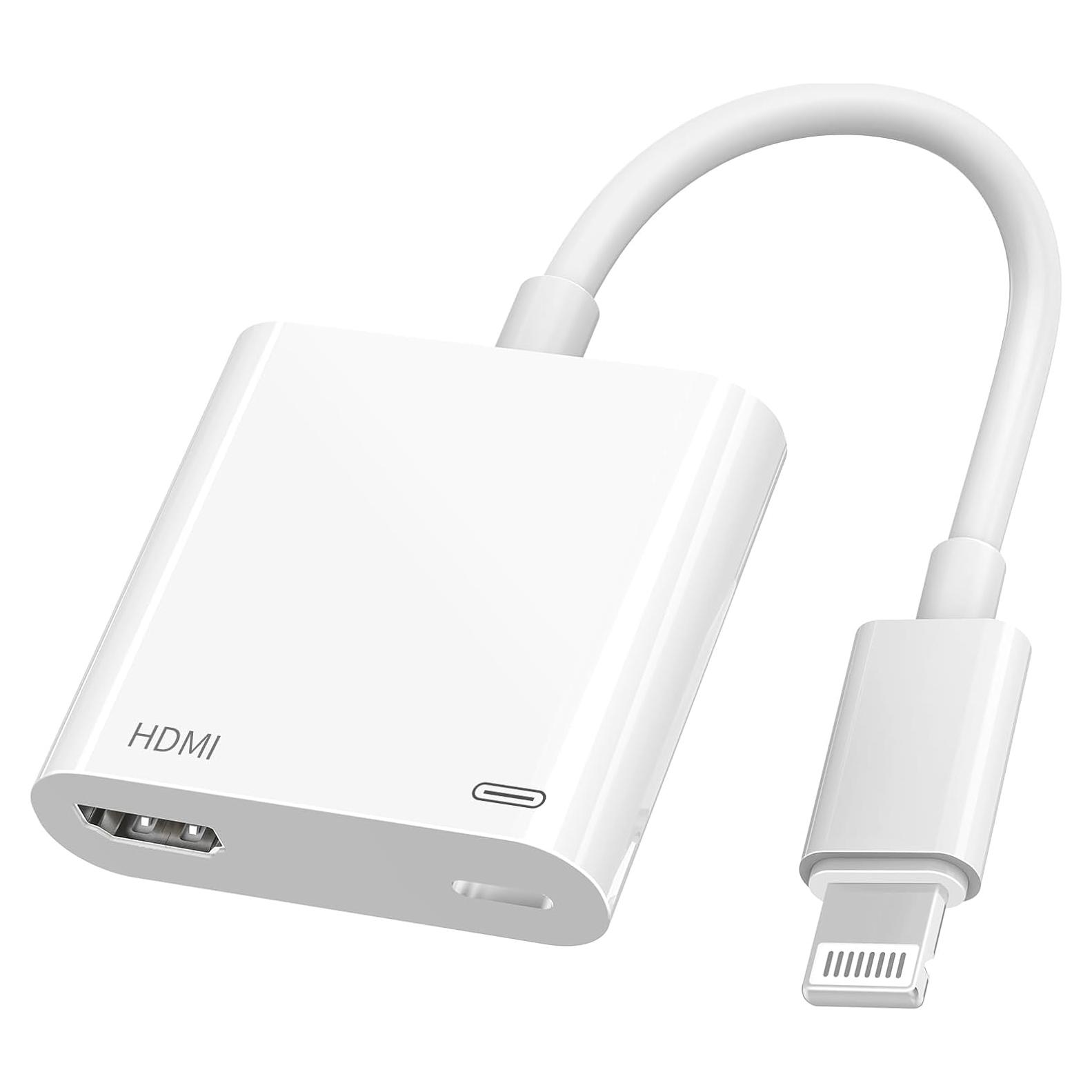 Adaptador Lightning a HDMI 1080P esbeecables para iPhone/iPad