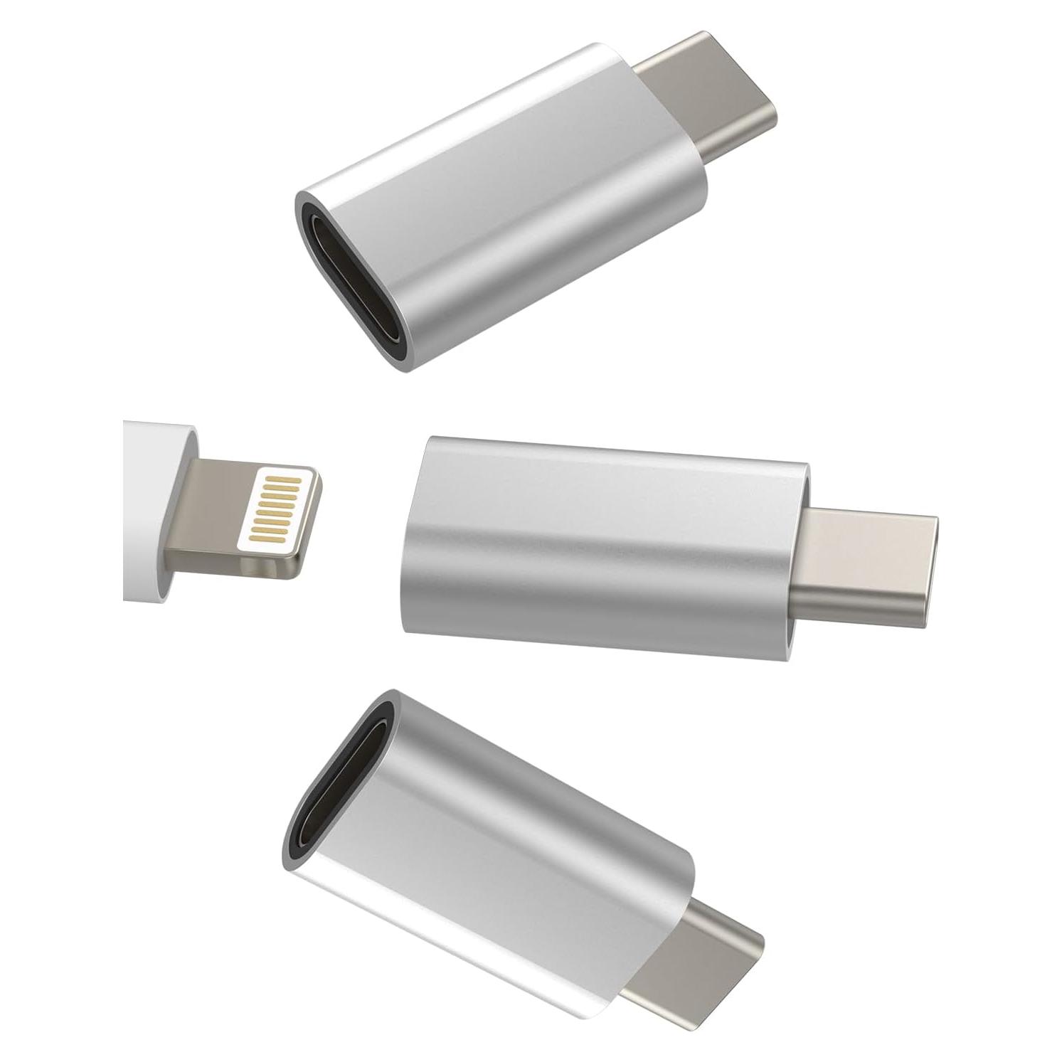 Adaptador USB C Macho a Lightning Hembra - Paquete de 3 - Zoyuzan