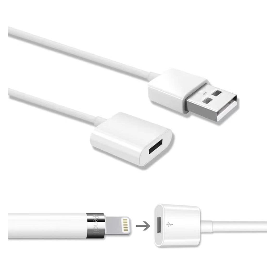 Cargador Apple Pencil 1ra Generación ONGHAON 1.0m USB A a Lightning