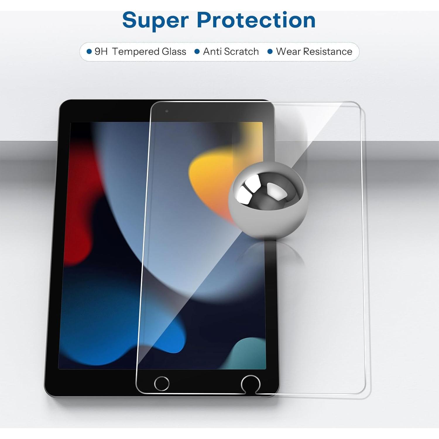 Protector de Pantalla Vidrio Templado SPARIN para iPad 10.2" 9na/8va/7ma Gen